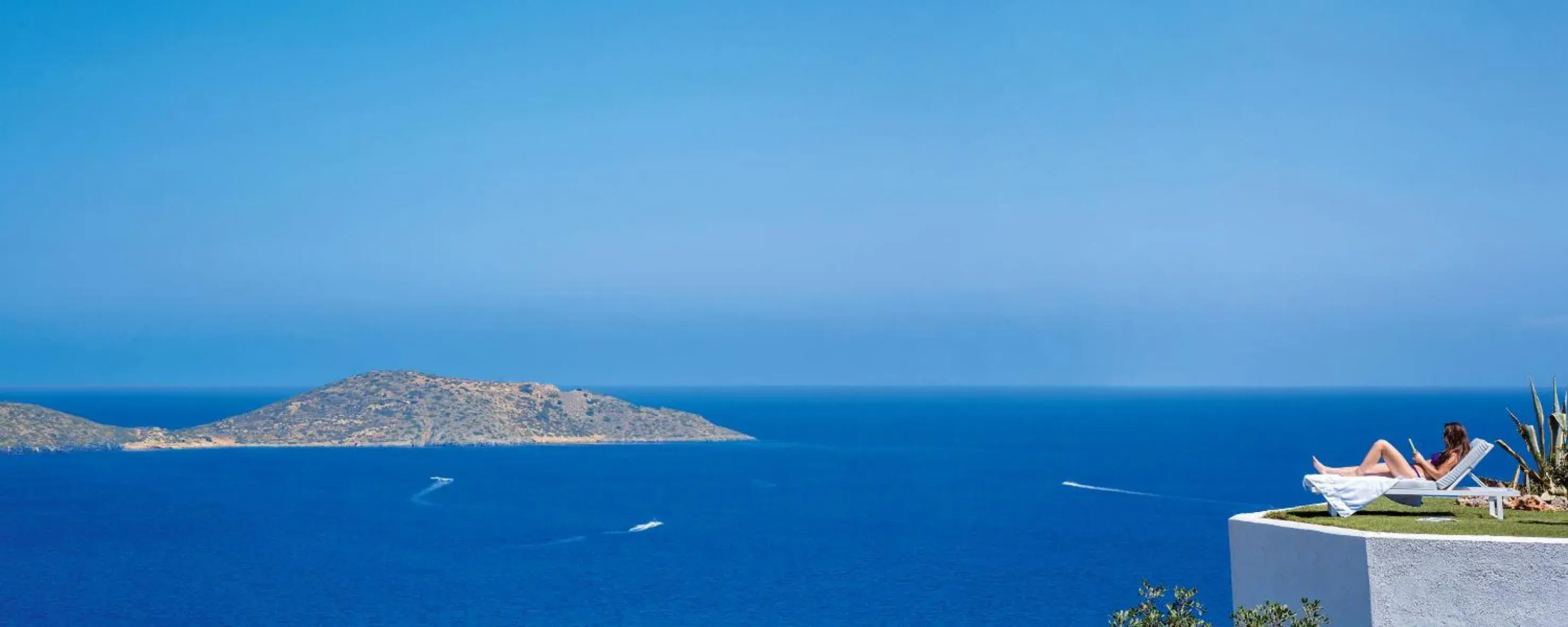 Natural landscape in Elounda Gulf Villas by Sandglass