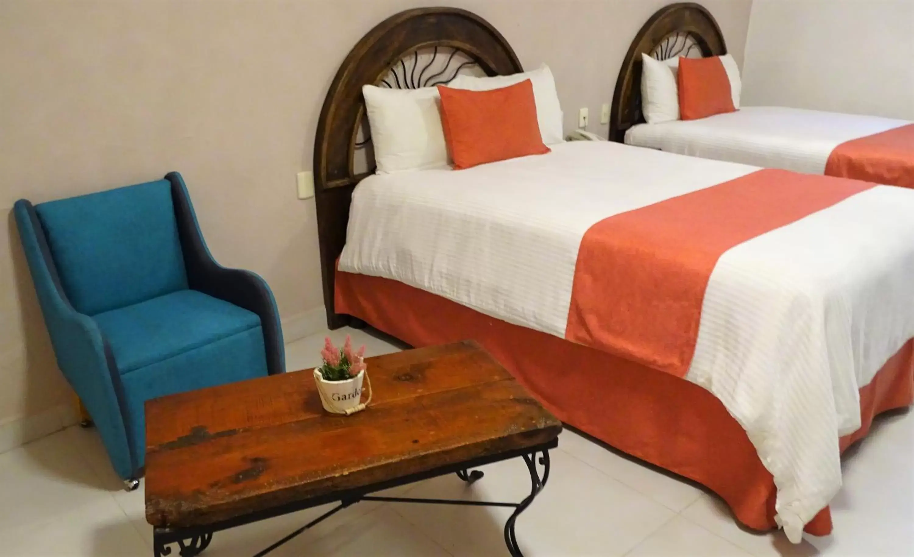 Bed in Hotel Jardines Del Carmen