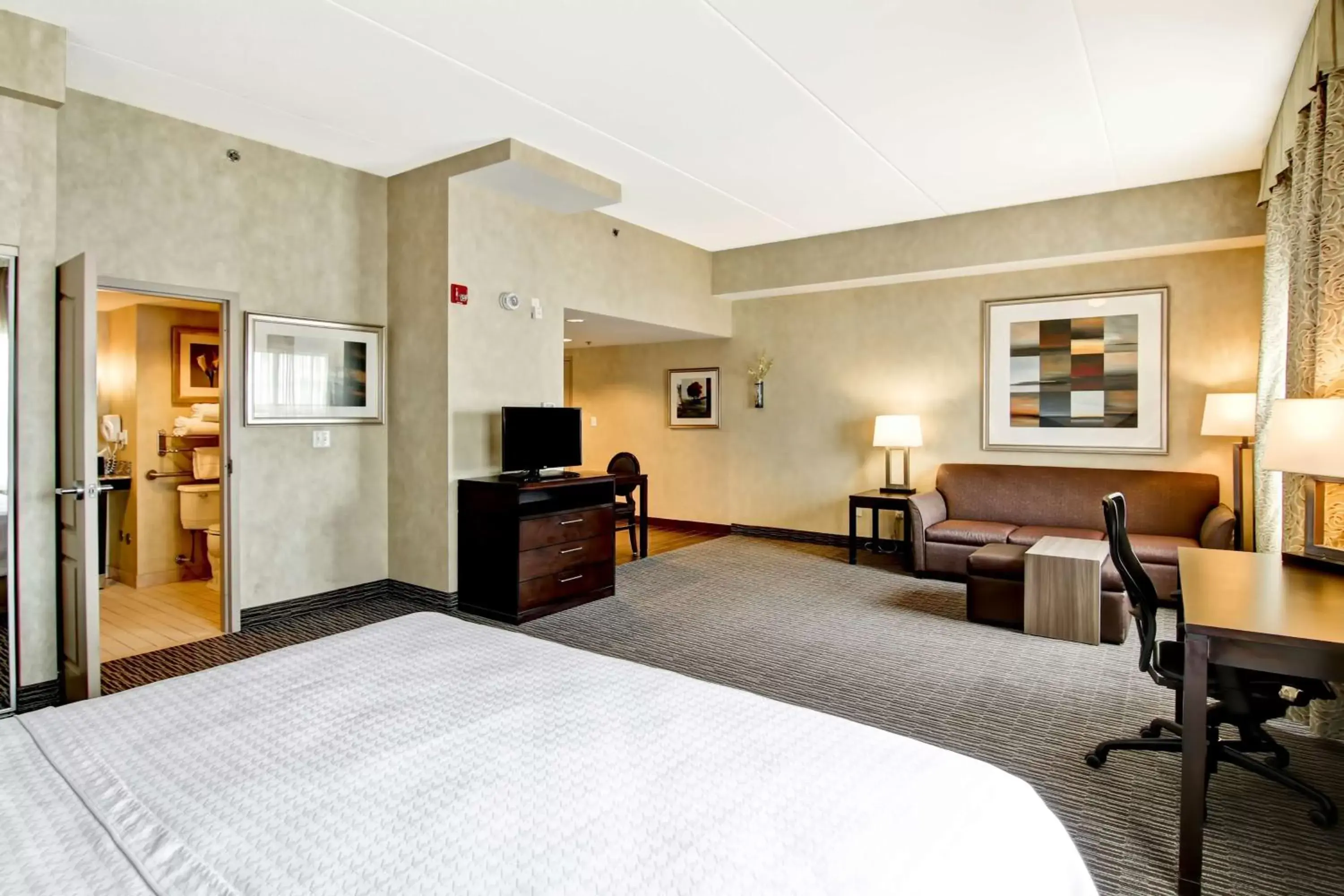 Bedroom in Homewood Suites by Hilton Toronto-Markham