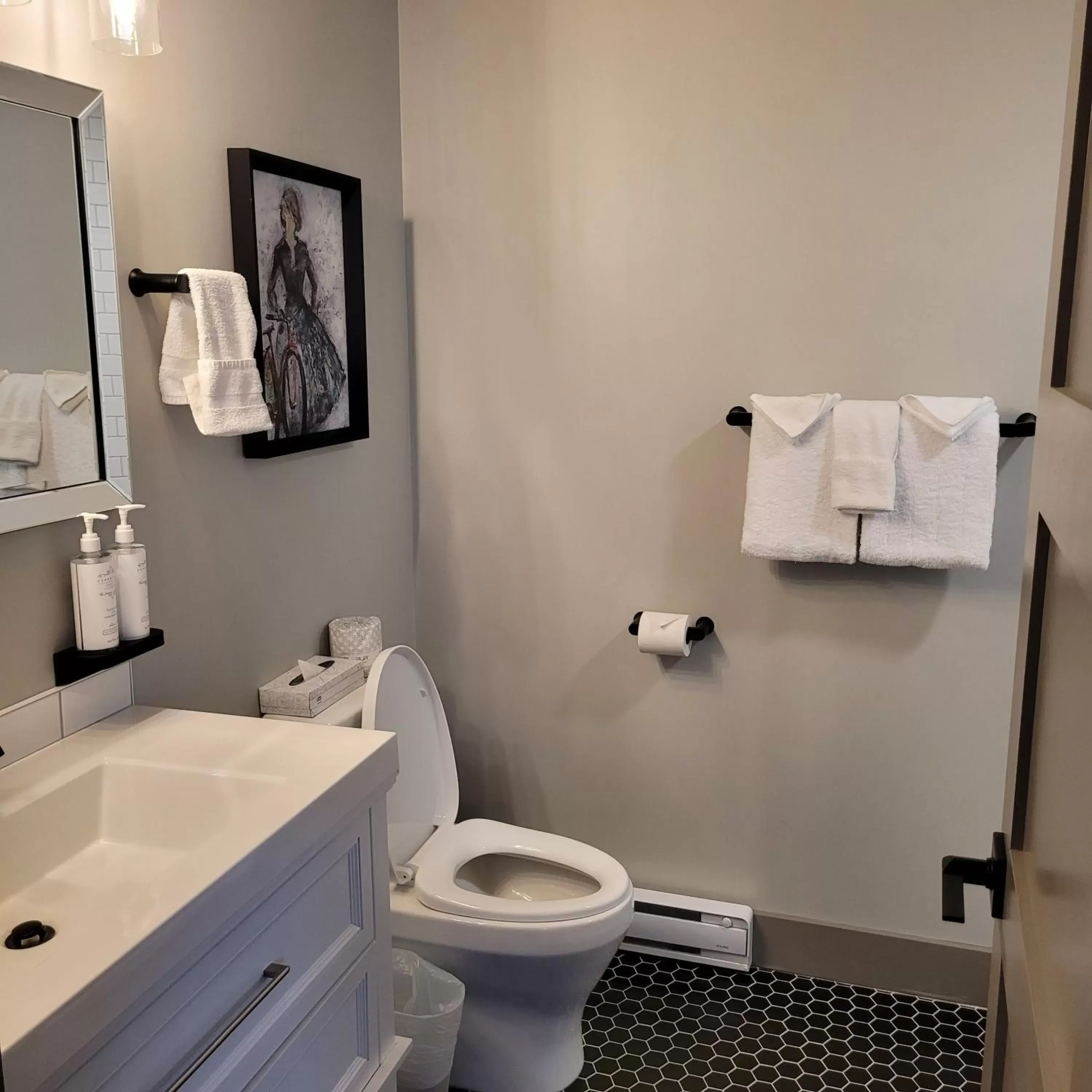 Toilet, Bathroom in The Baker Hotel