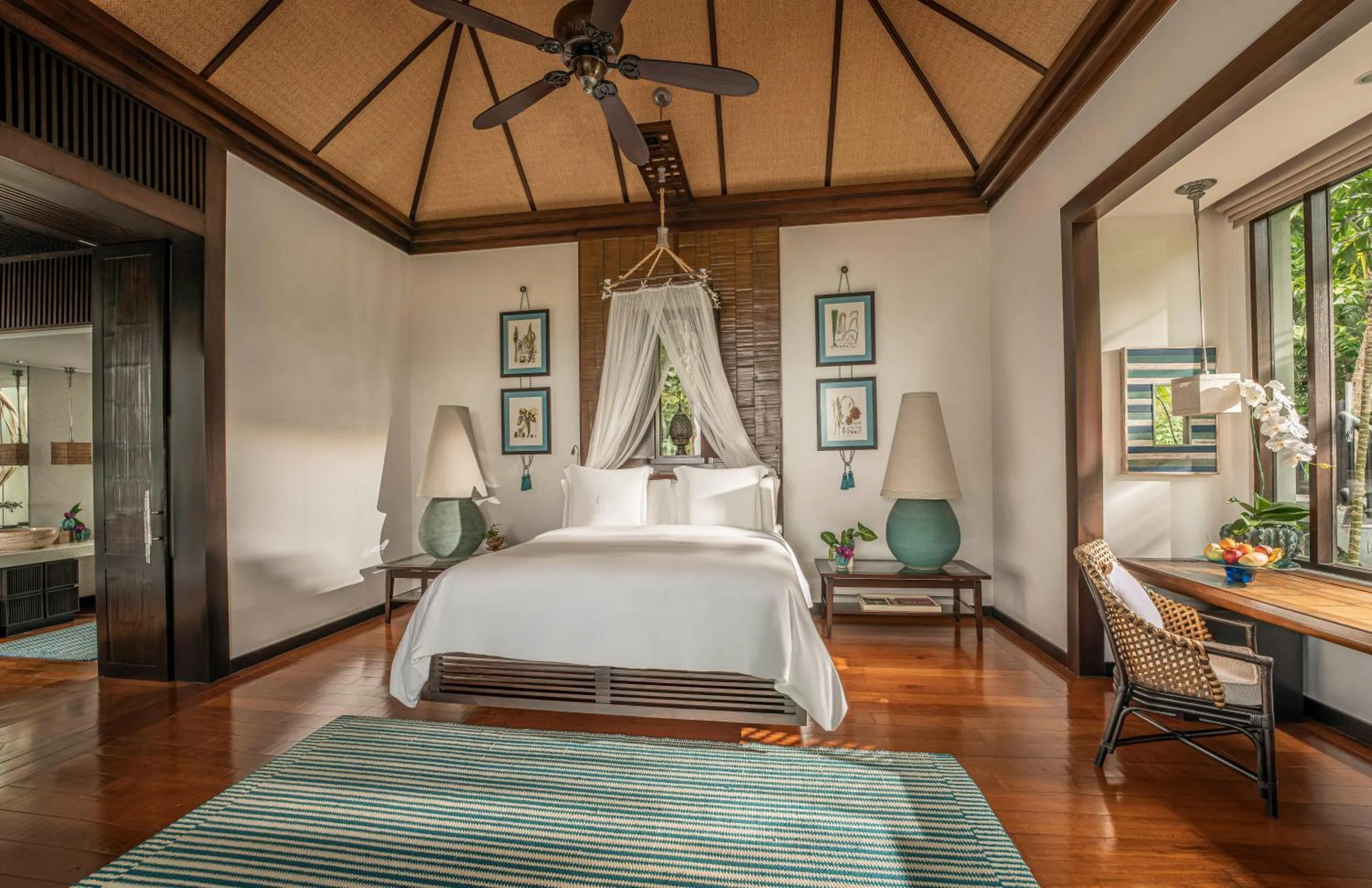 Bedroom, Bed in Four Seasons Resort Koh Samui