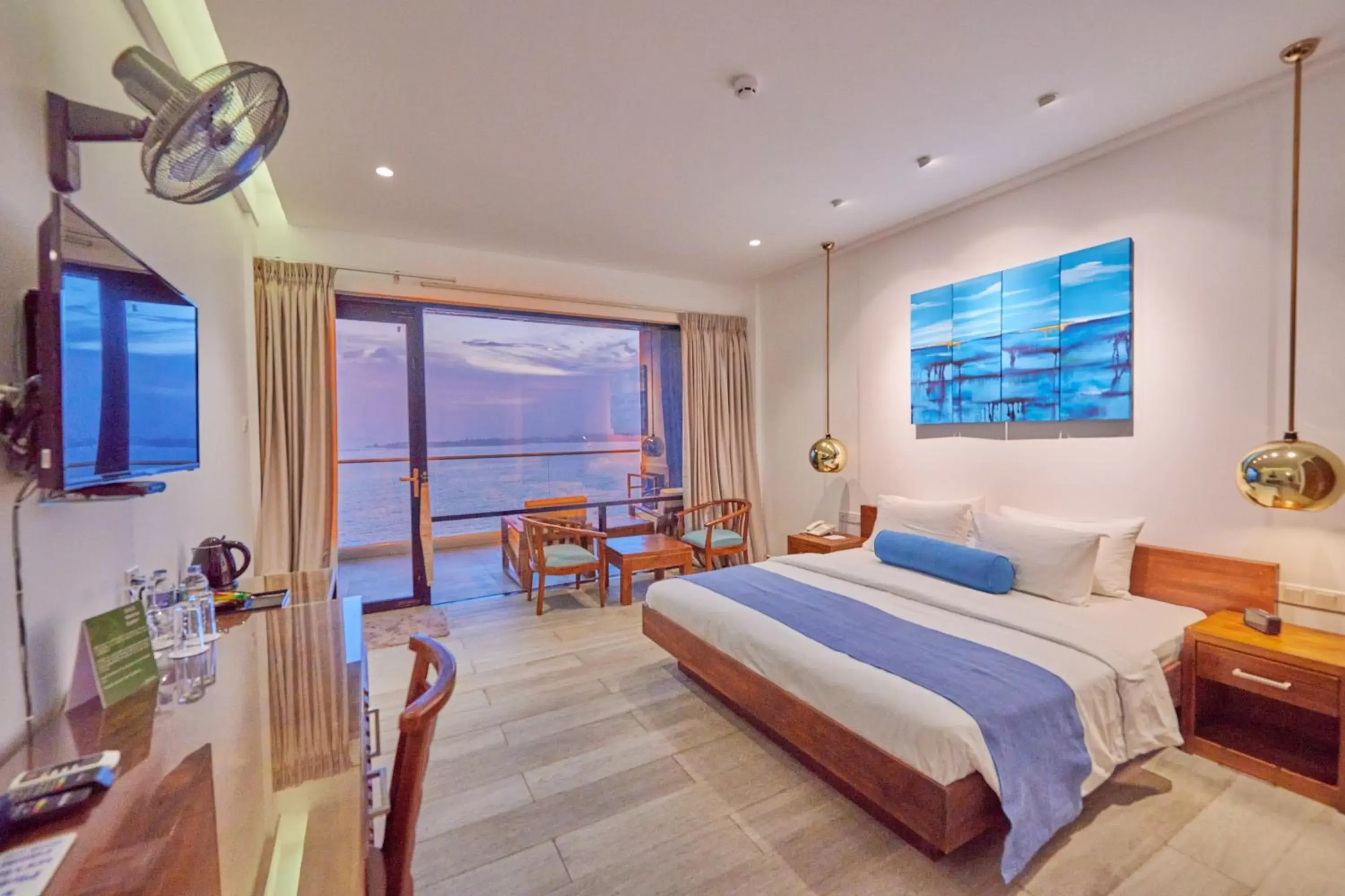 View (from property/room), Bed in Agnus Unawatuna View (from property/room), Bed in Agnus Unawatuna