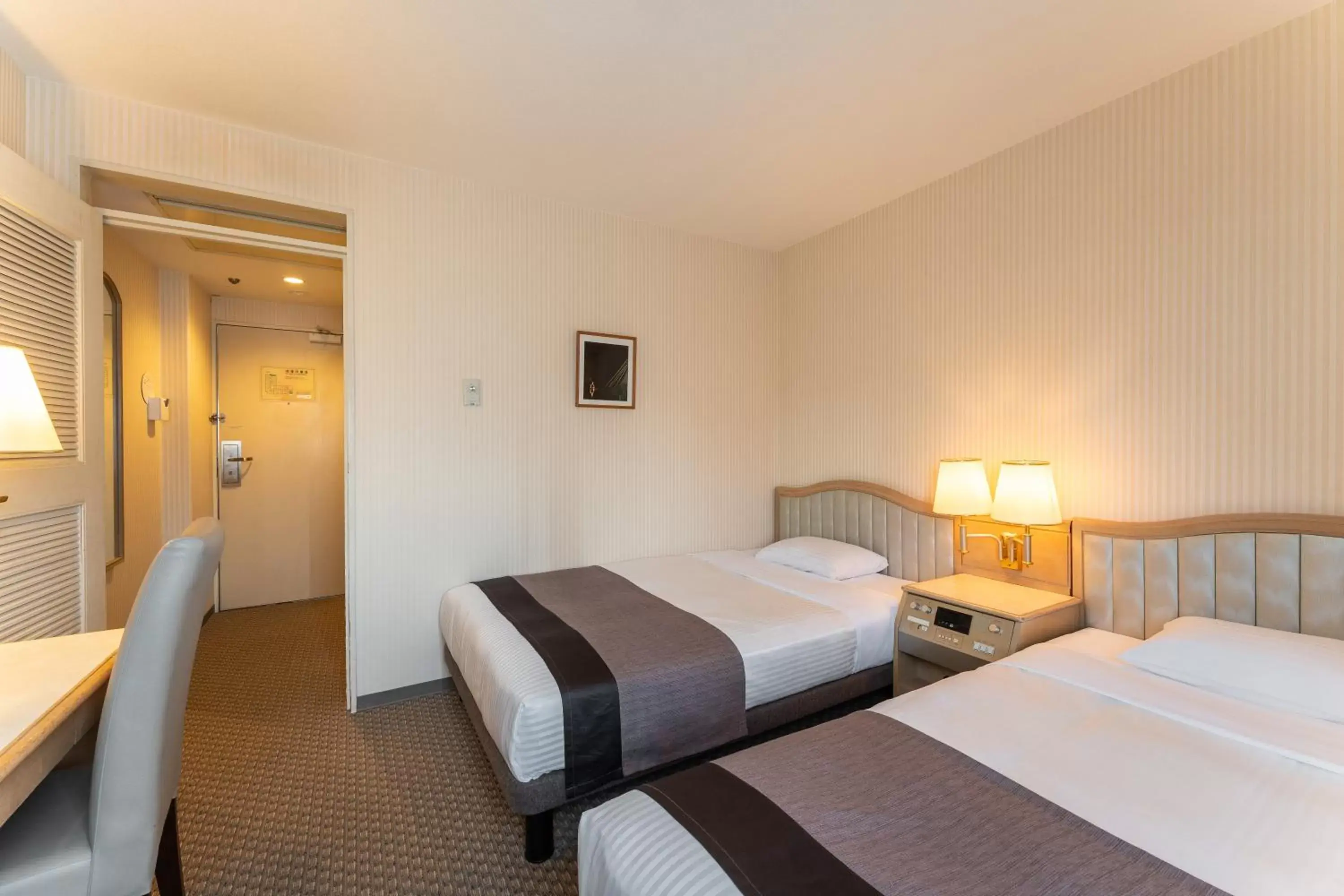 Bed in HOTEL MYSTAYS Kanazawa Katamachi
