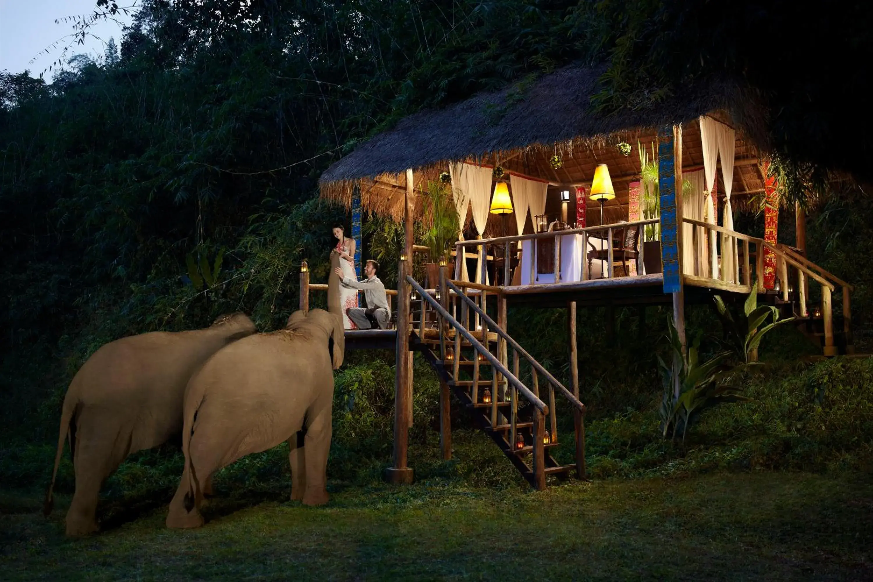 Restaurant/places to eat in Anantara Golden Triangle Elephant Camp & Resort