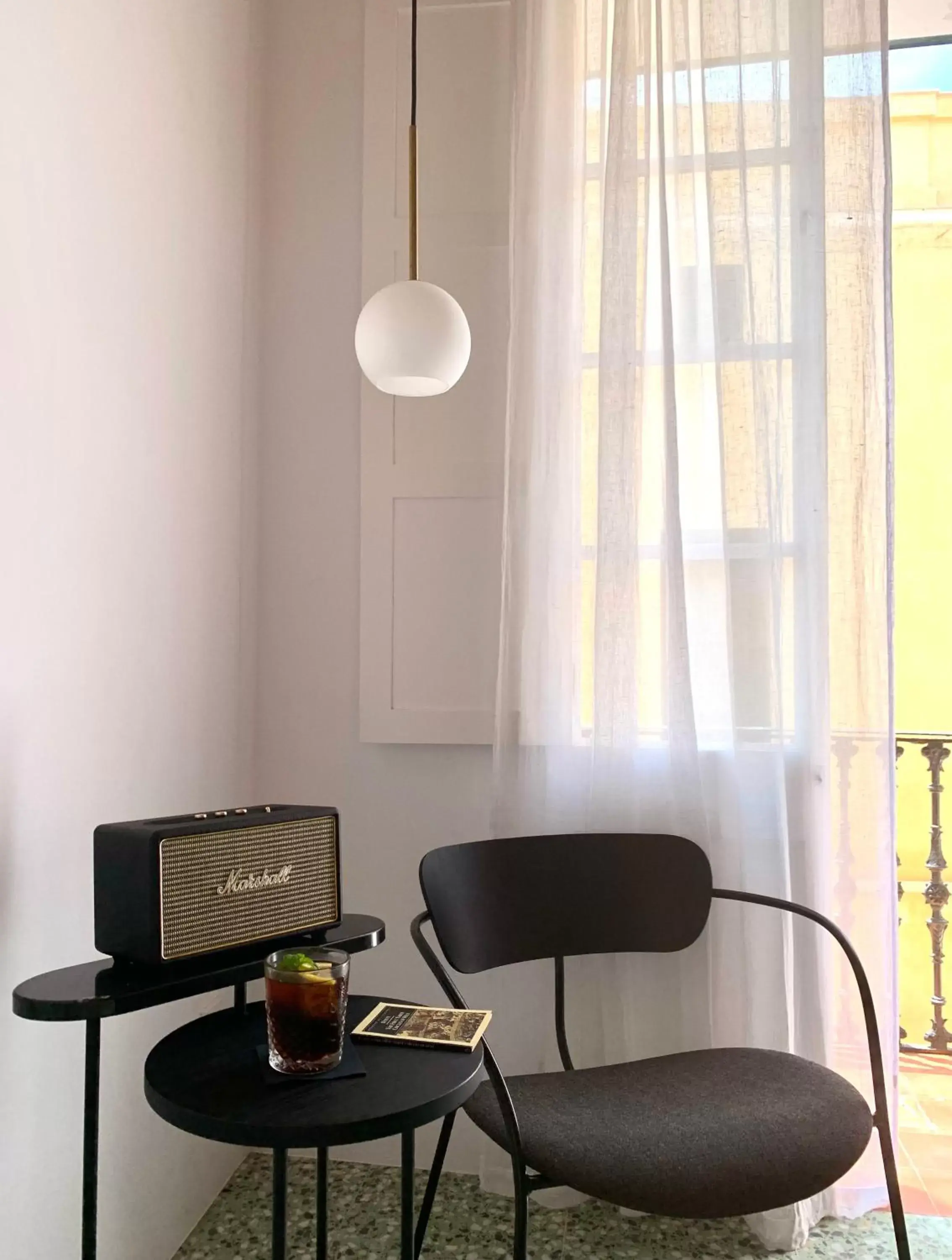 Decorative detail, Seating Area in Fragile Hotel