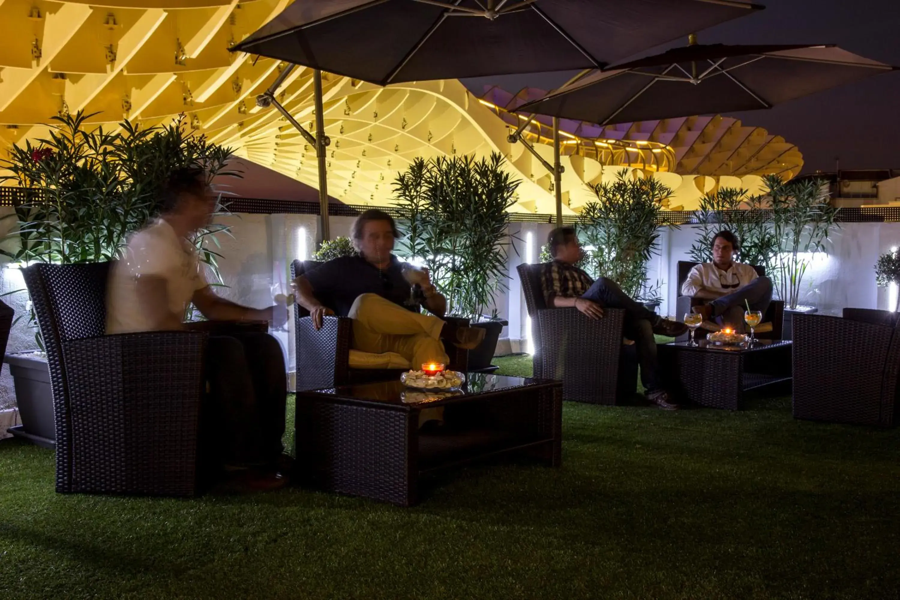 Lounge or bar in Hotel Palace Sevilla