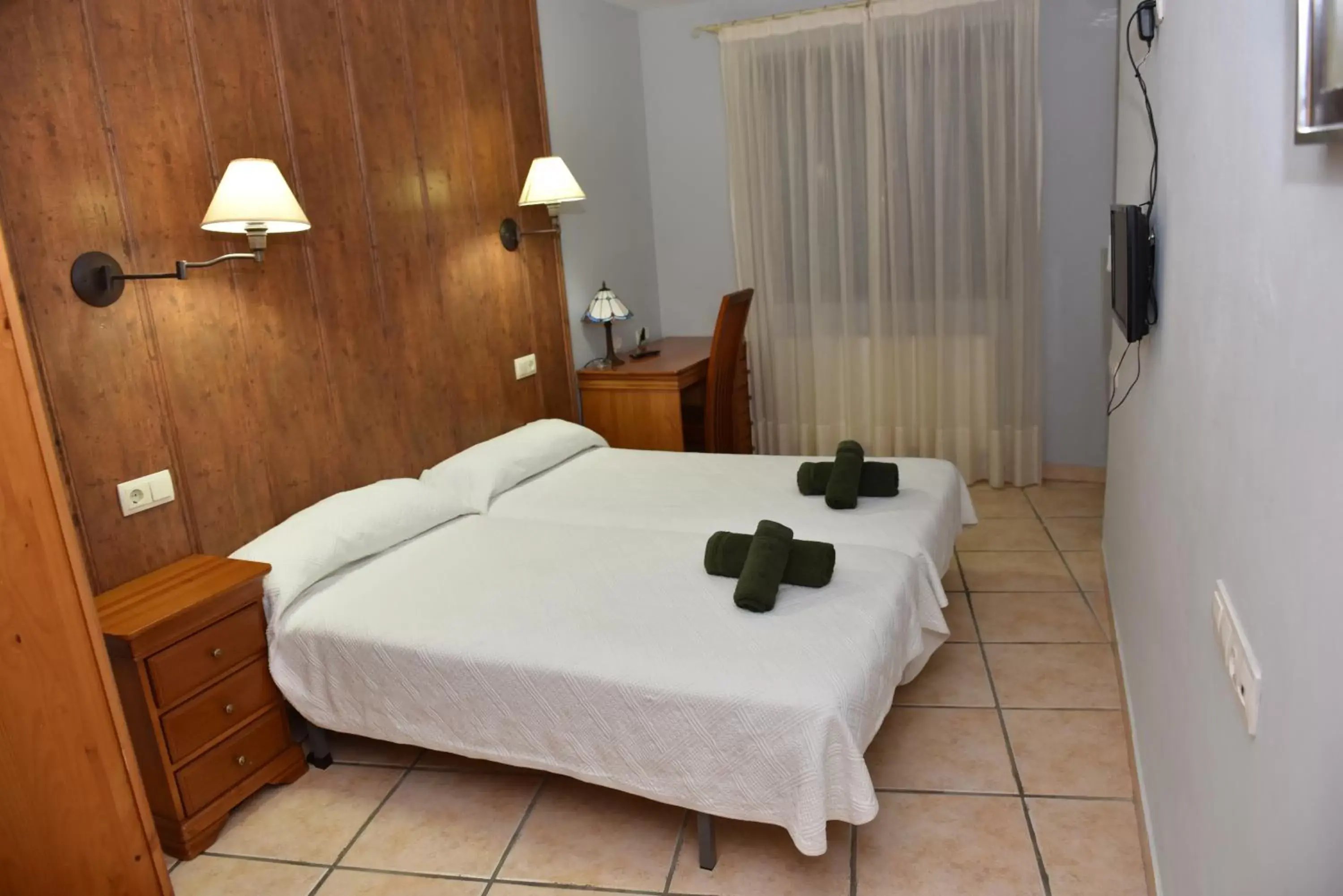 Bed in Hotel Rural el Castillo