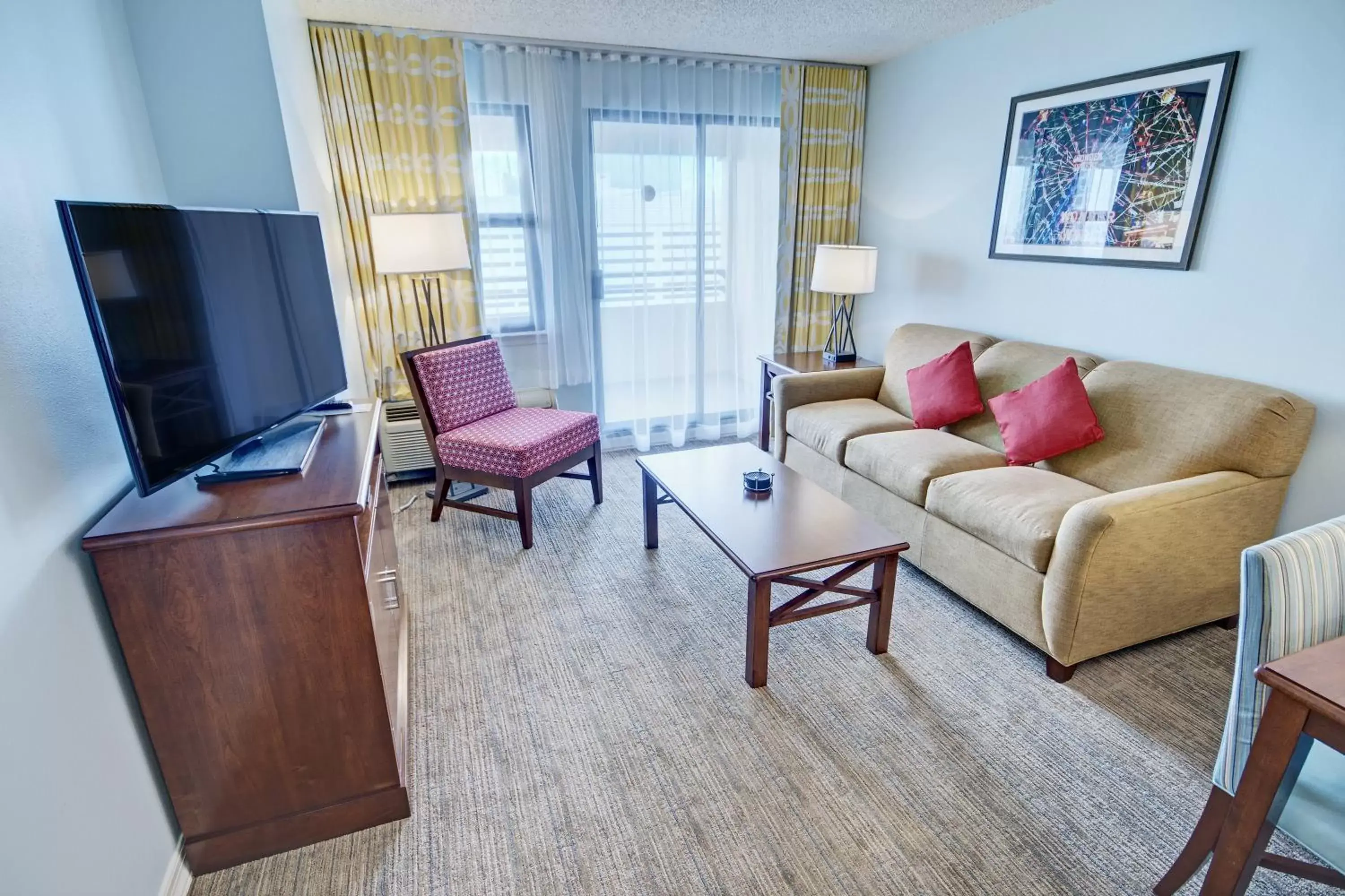 Living room, Seating Area in Club Wyndham Skyline Tower