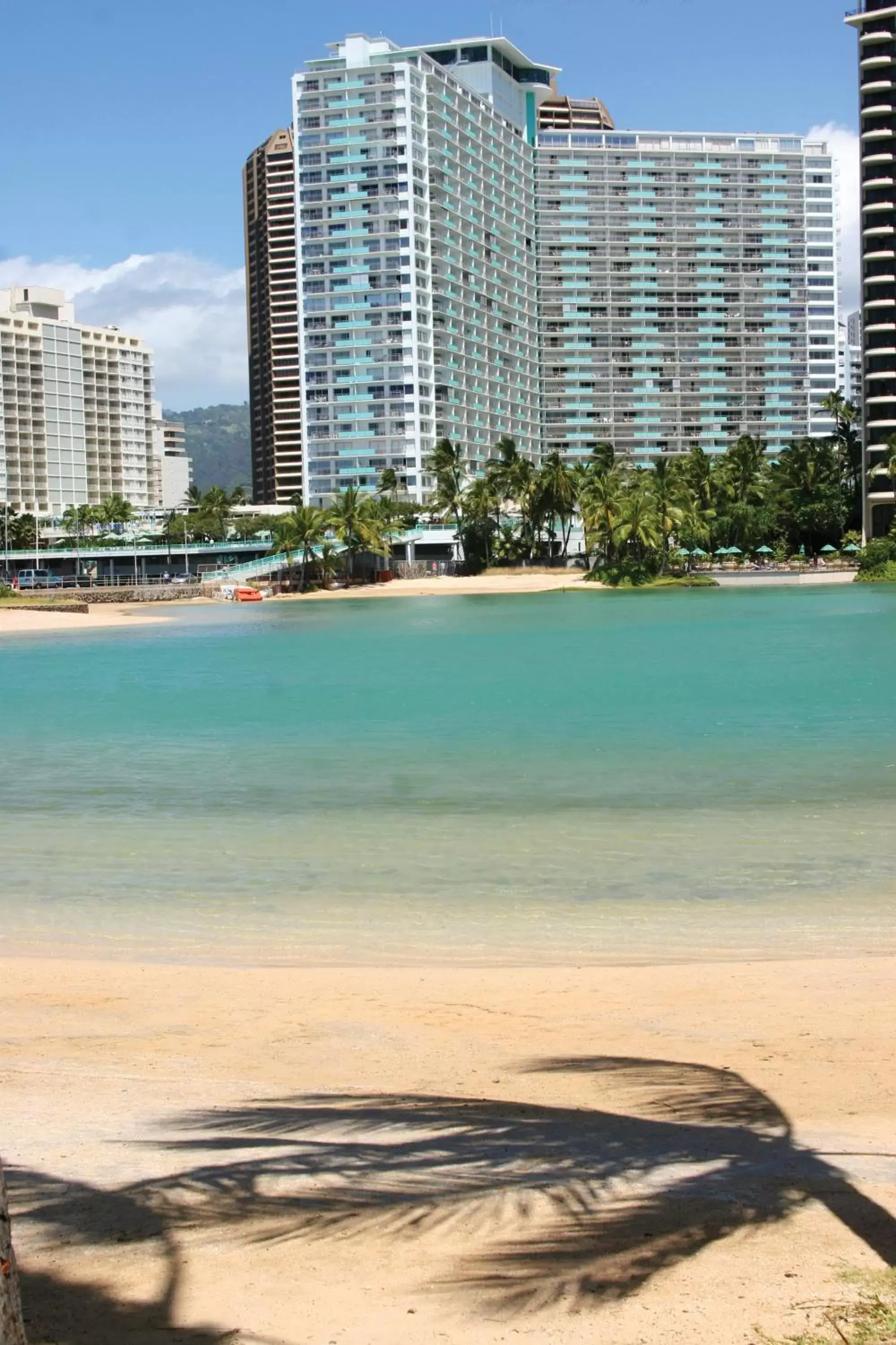 View (from property/room), Beach in Waikiki Marina Resort at the Ilikai