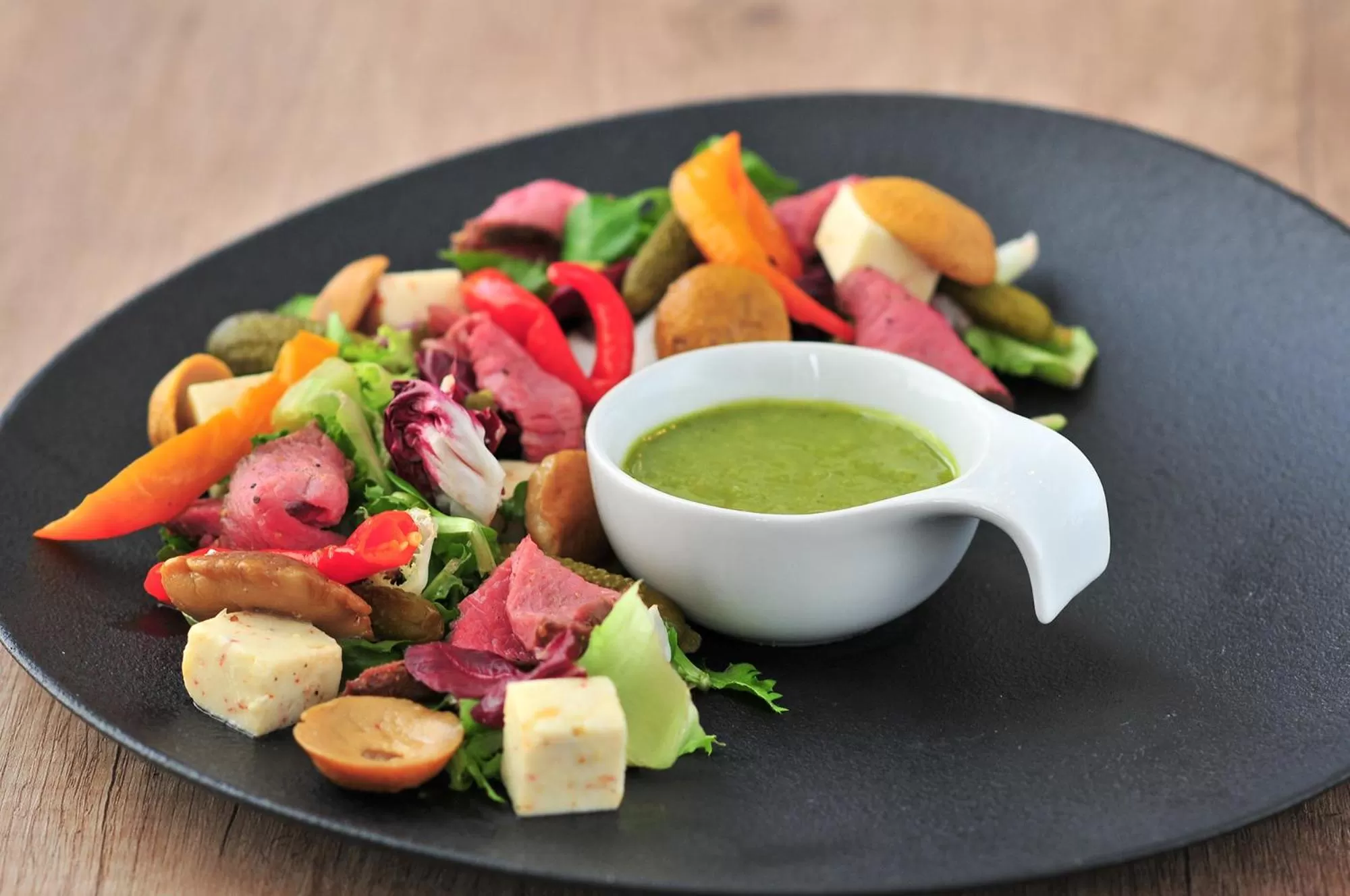 Food close-up in Park Hotel Diament Wroclaw