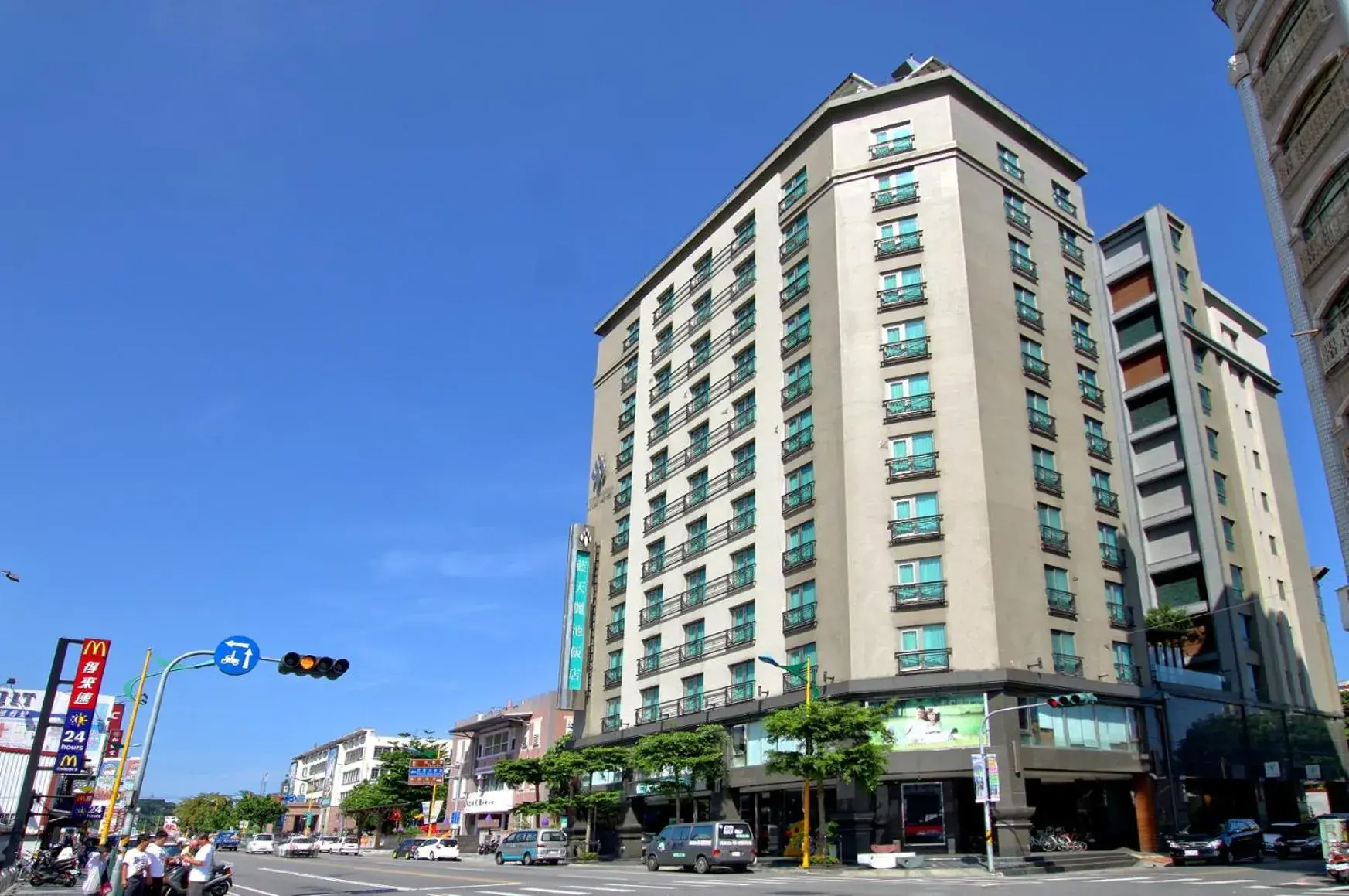 Property Building in Azure Hotel