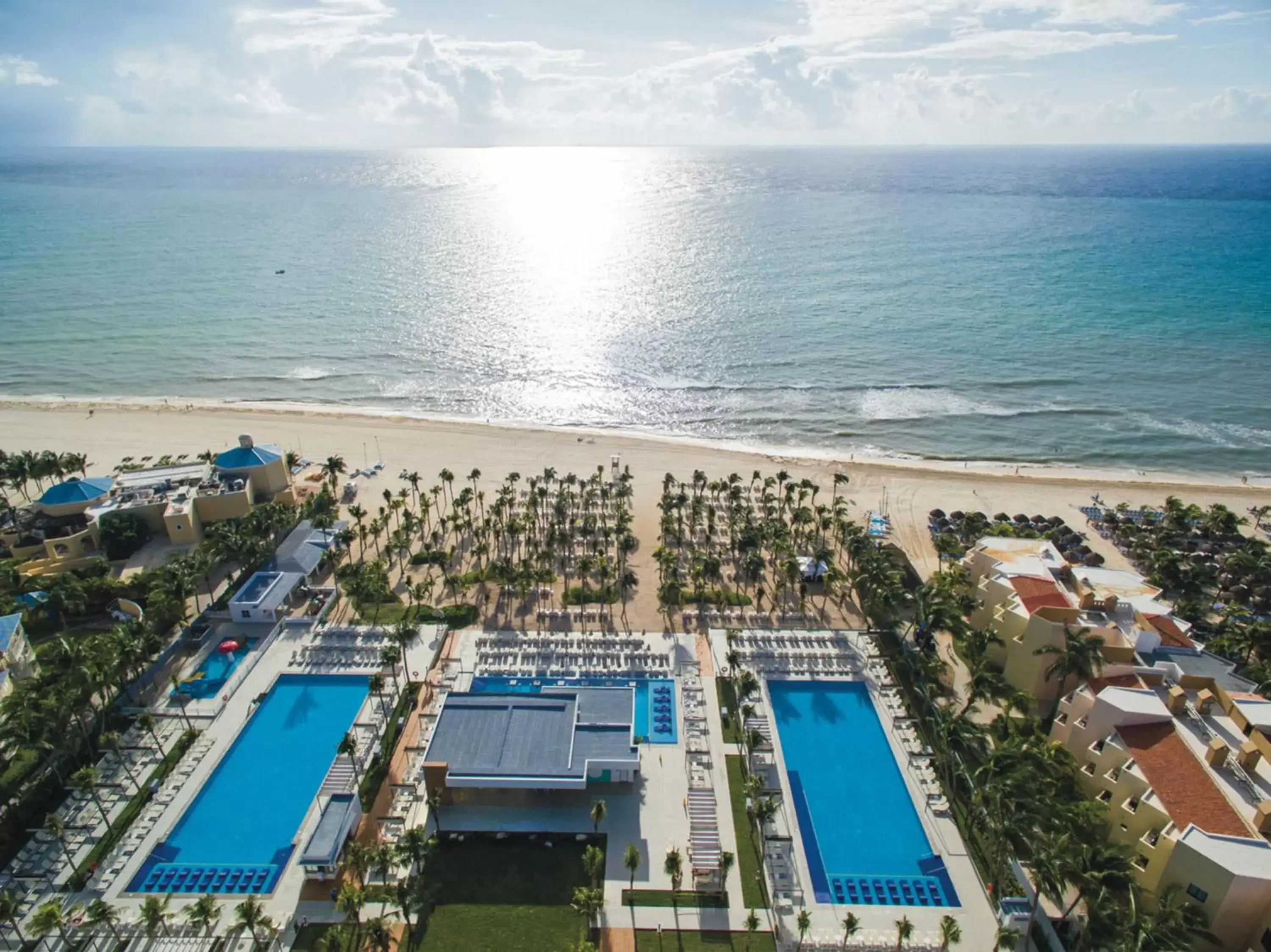 Bird's eye view, Pool View in Riu Playacar - All Inclusive