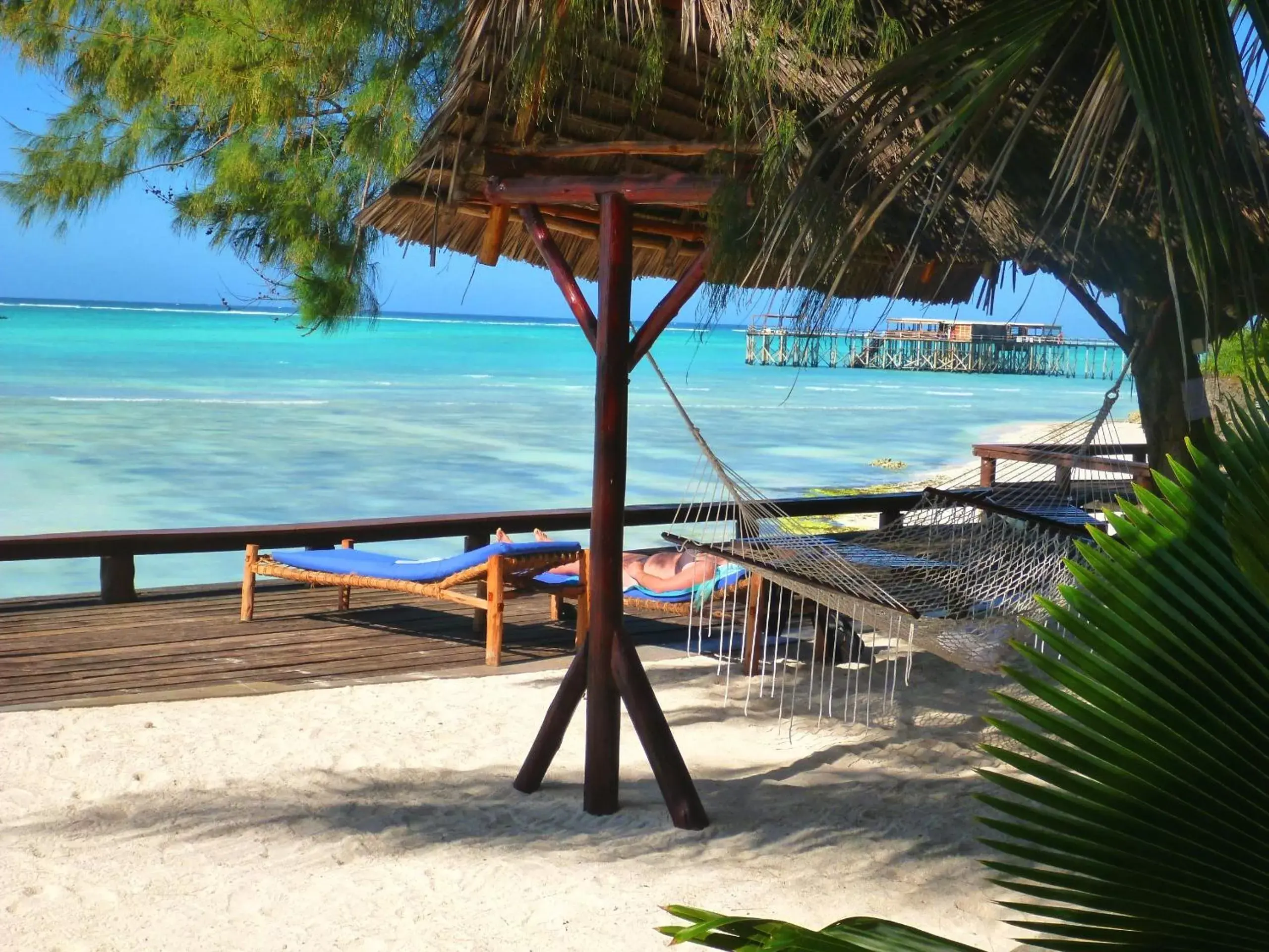 View (from property/room), Beach in Mnarani Beach Cottages