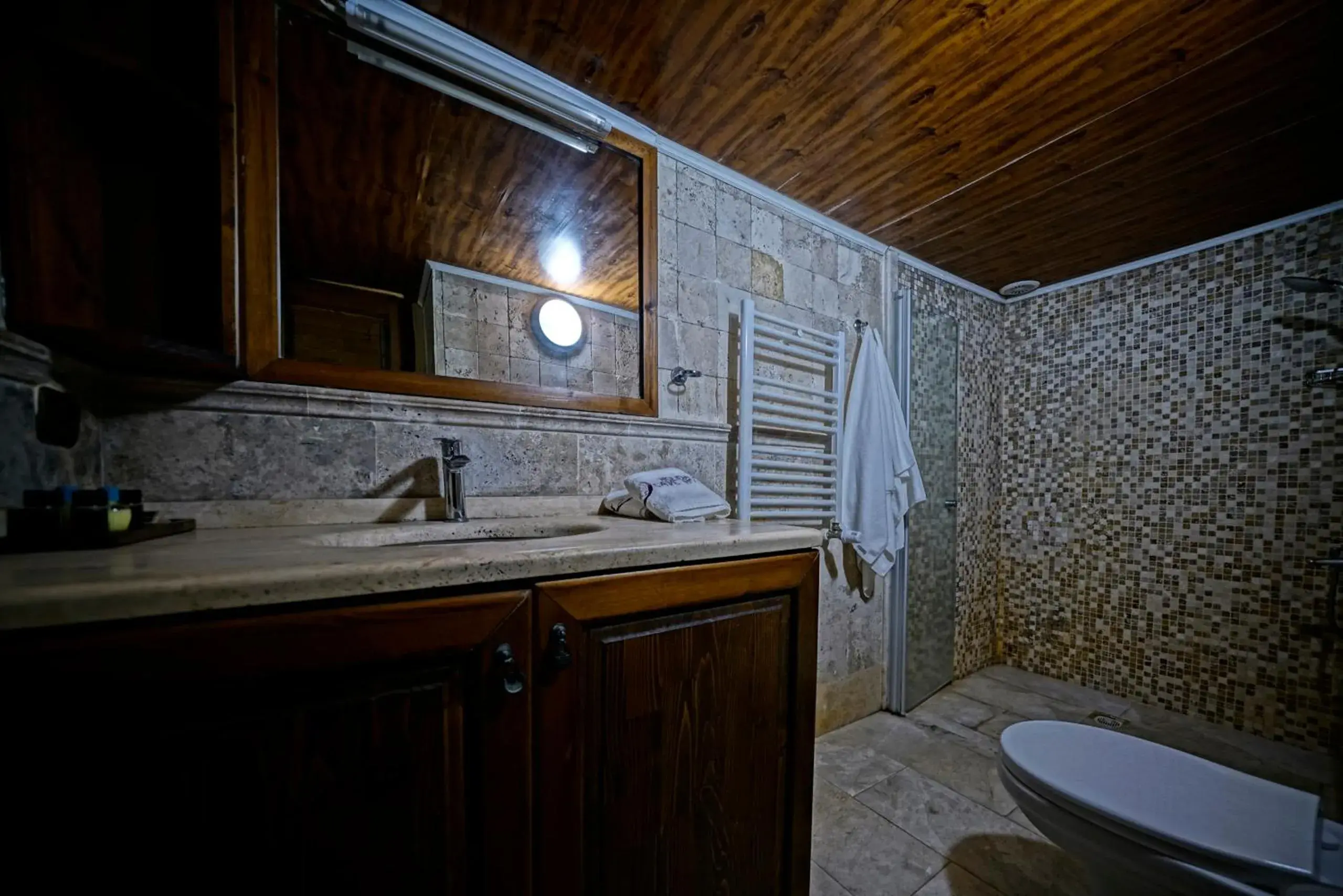 Bathroom in Holiday Cave Hotel