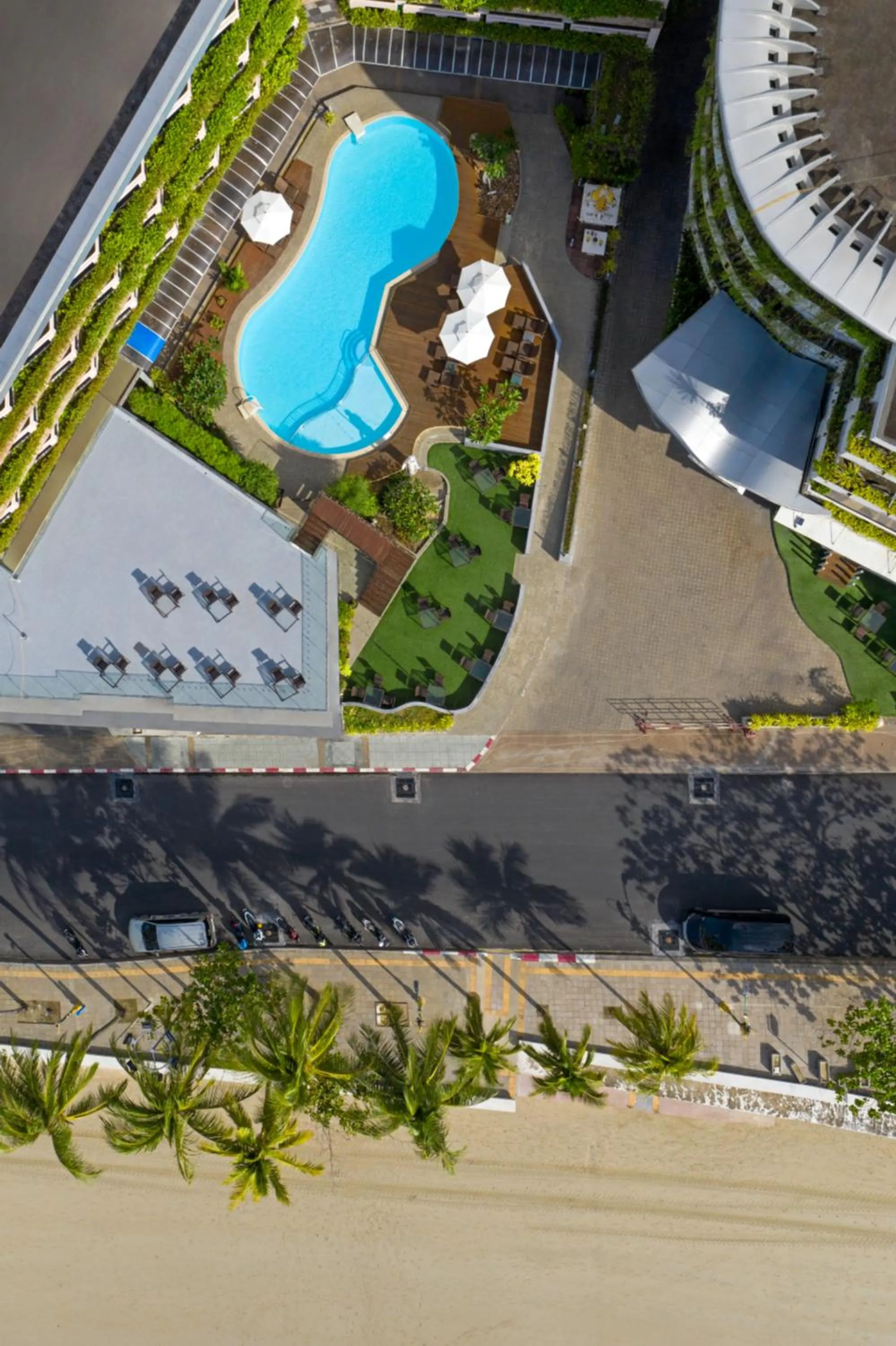 Bird's eye view in Homm Bliss Southbeach Patong