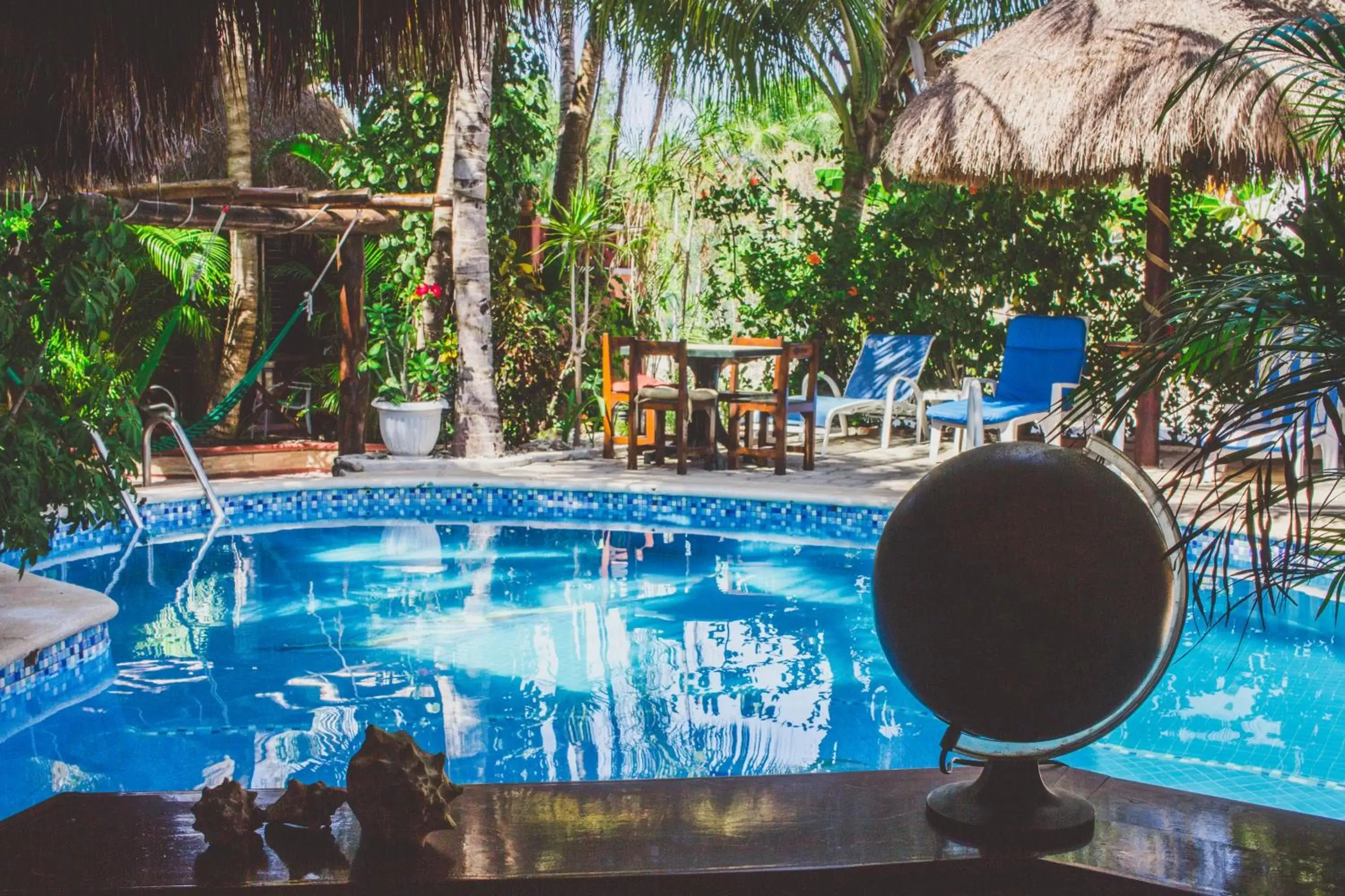 Swimming pool in Cocos Cabañas Playa del Carmen Adults Only Swimming pool in Cocos Cabañas Playa del Carmen Adults Only