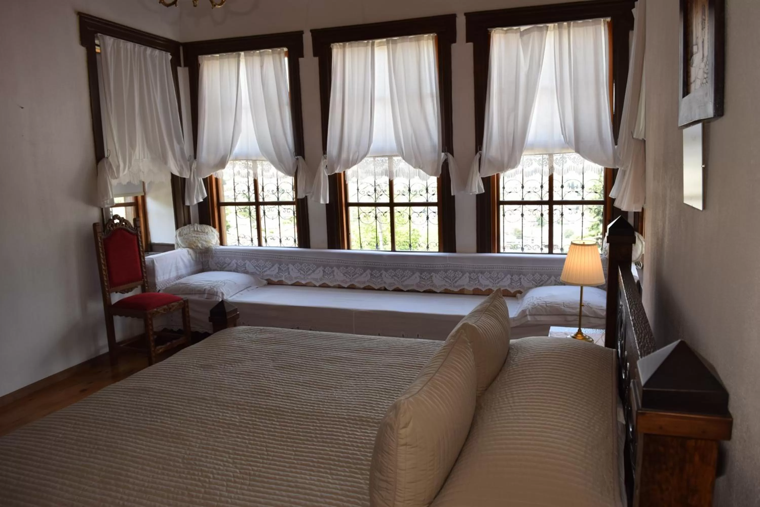 Bed in Hotel Gjirokastra