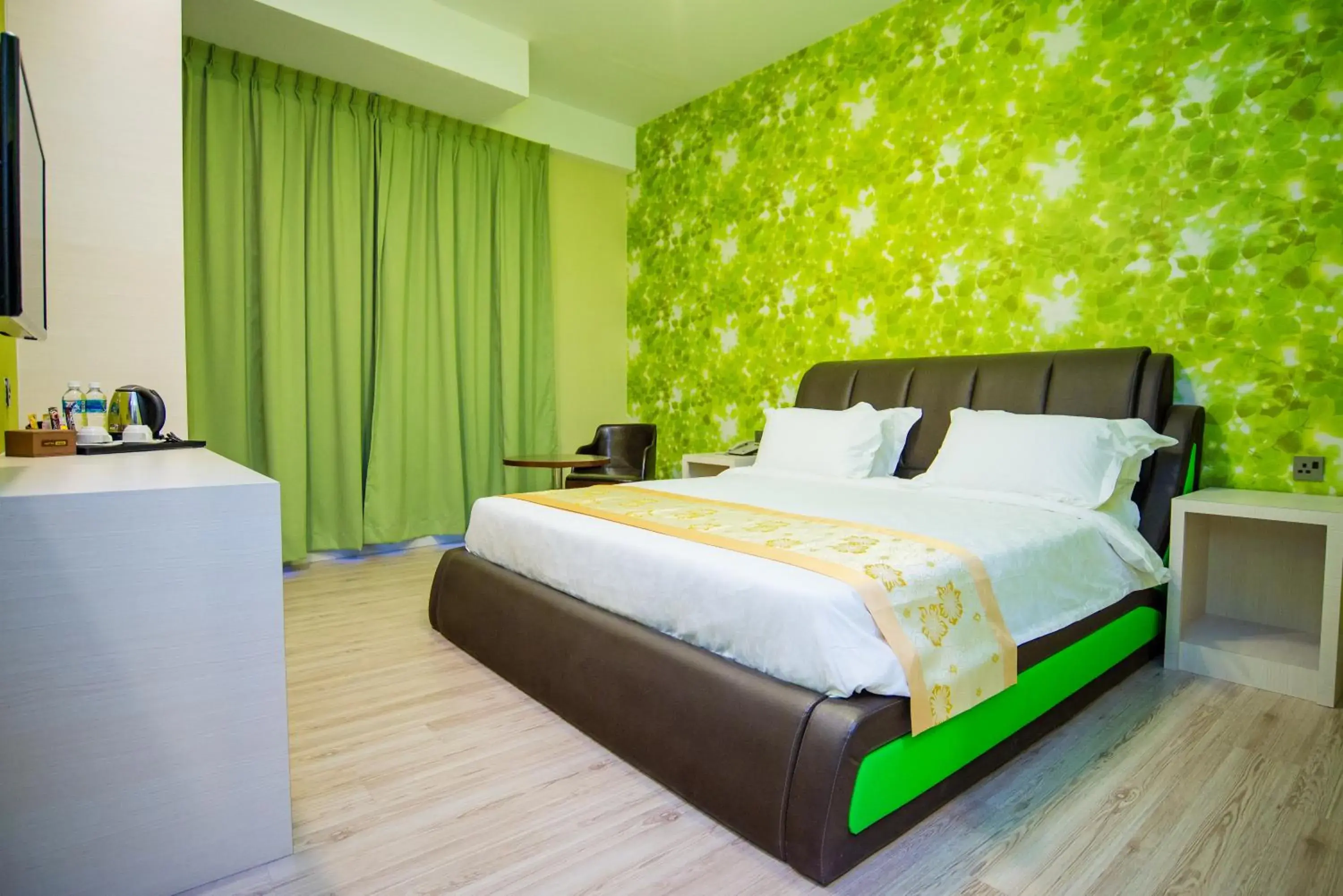 Bed in Hotel Tebrau CT