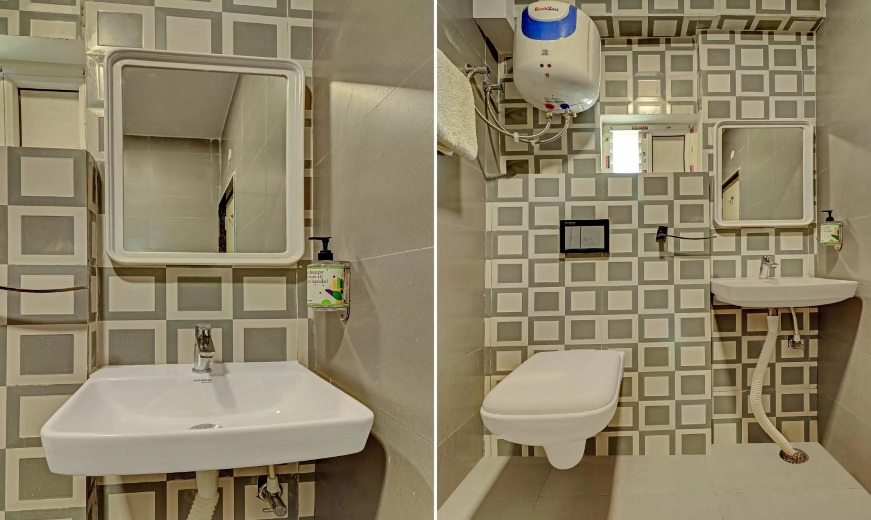 Bathroom in Treebo Rainbow Grand