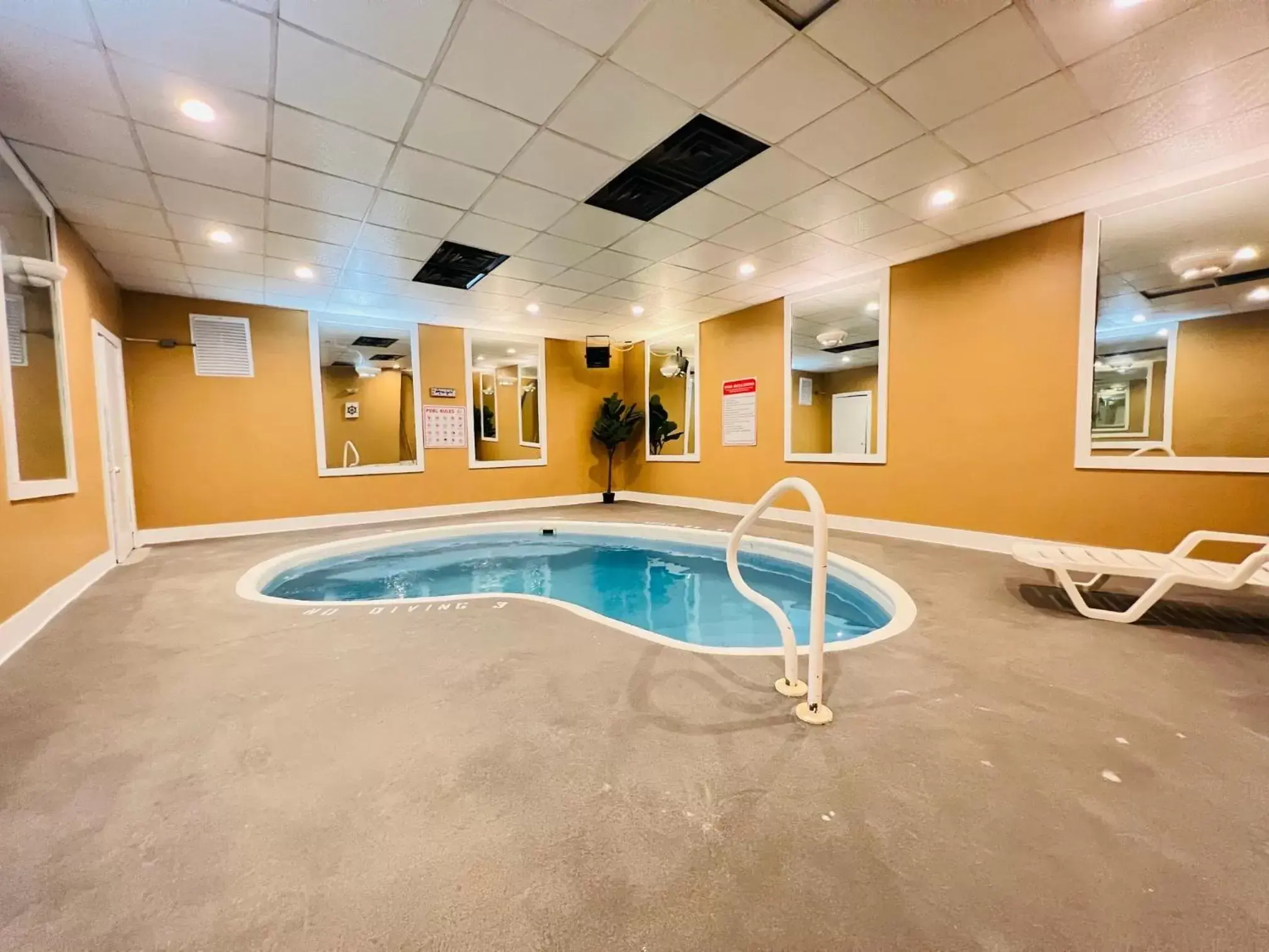 Swimming Pool in Inn of the Dove Romantic Luxury Suites with Jacuzzi & Fireplace at Harrisburg-Hershey, PA
