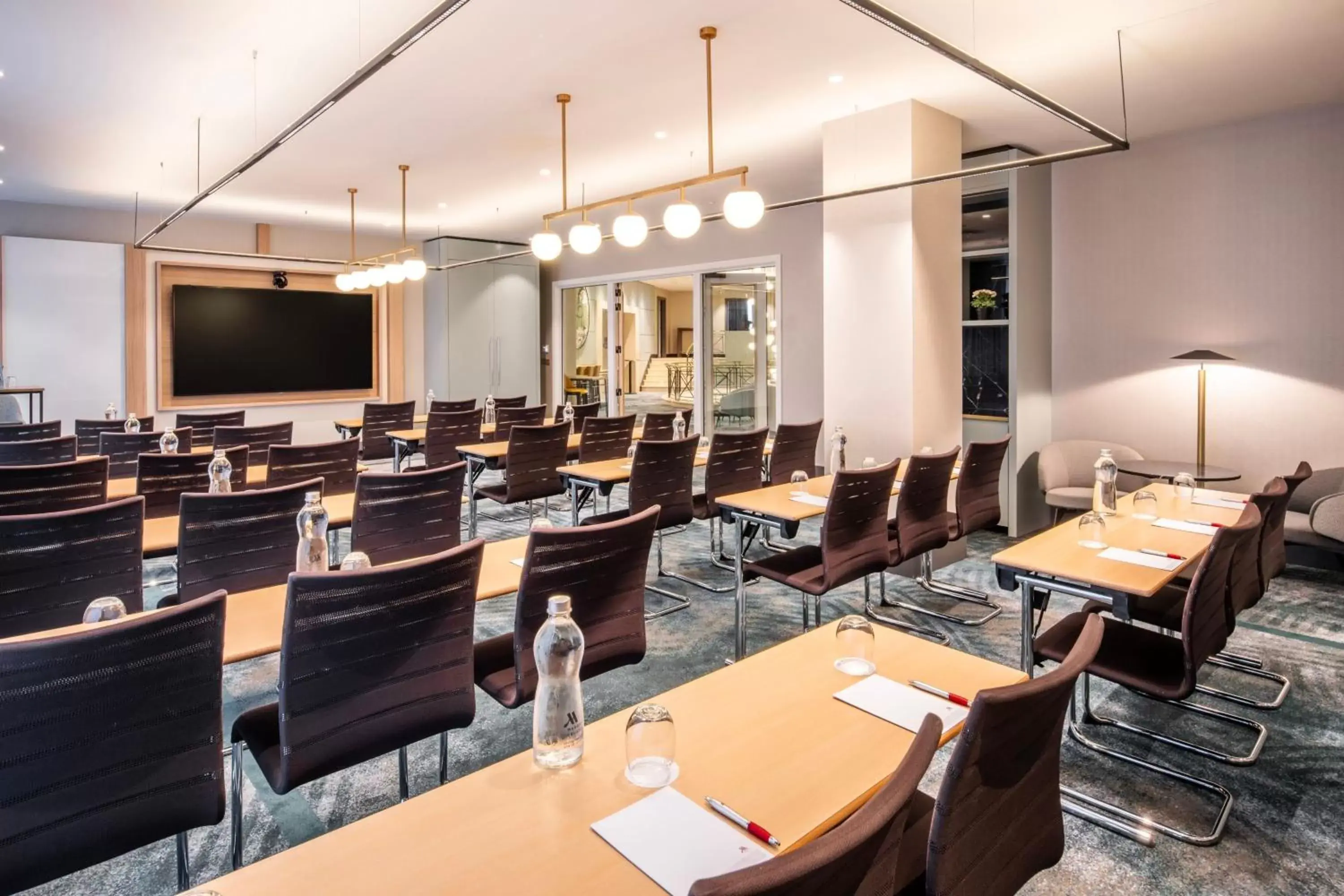 Meeting/conference room, Restaurant/Places to Eat in Brussels Marriott Hotel Grand Place