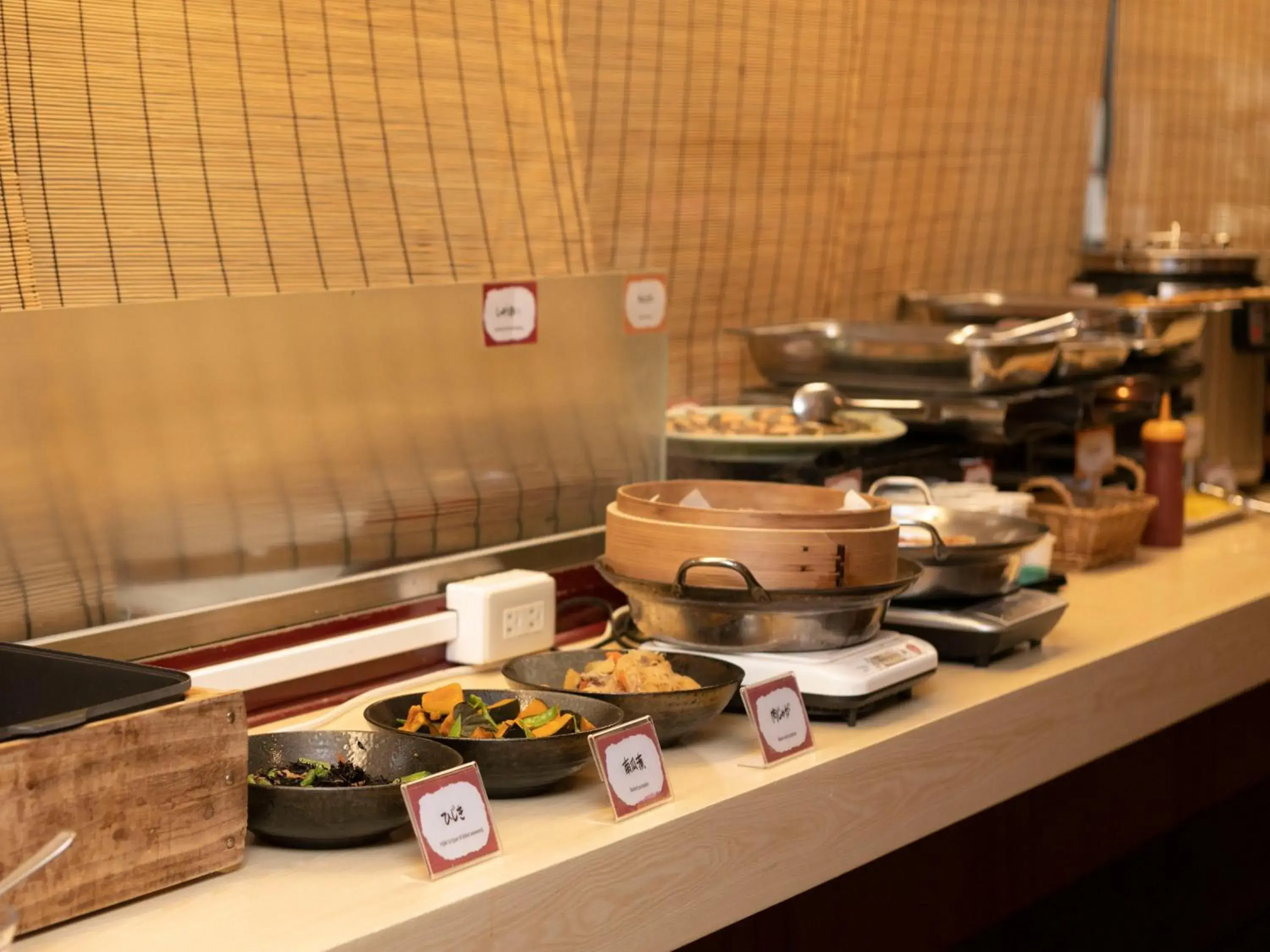 Buffet breakfast in Apa Hotel Himeji-Ekikita