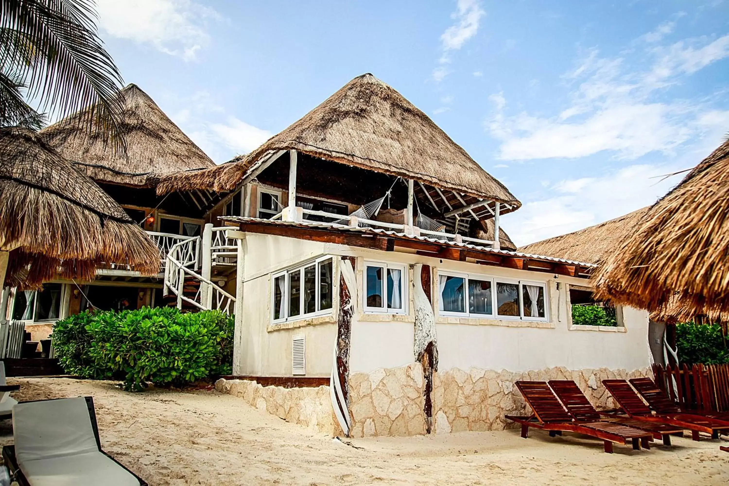 Property Building in Villa Las Estrellas Tulum - located at the party zone