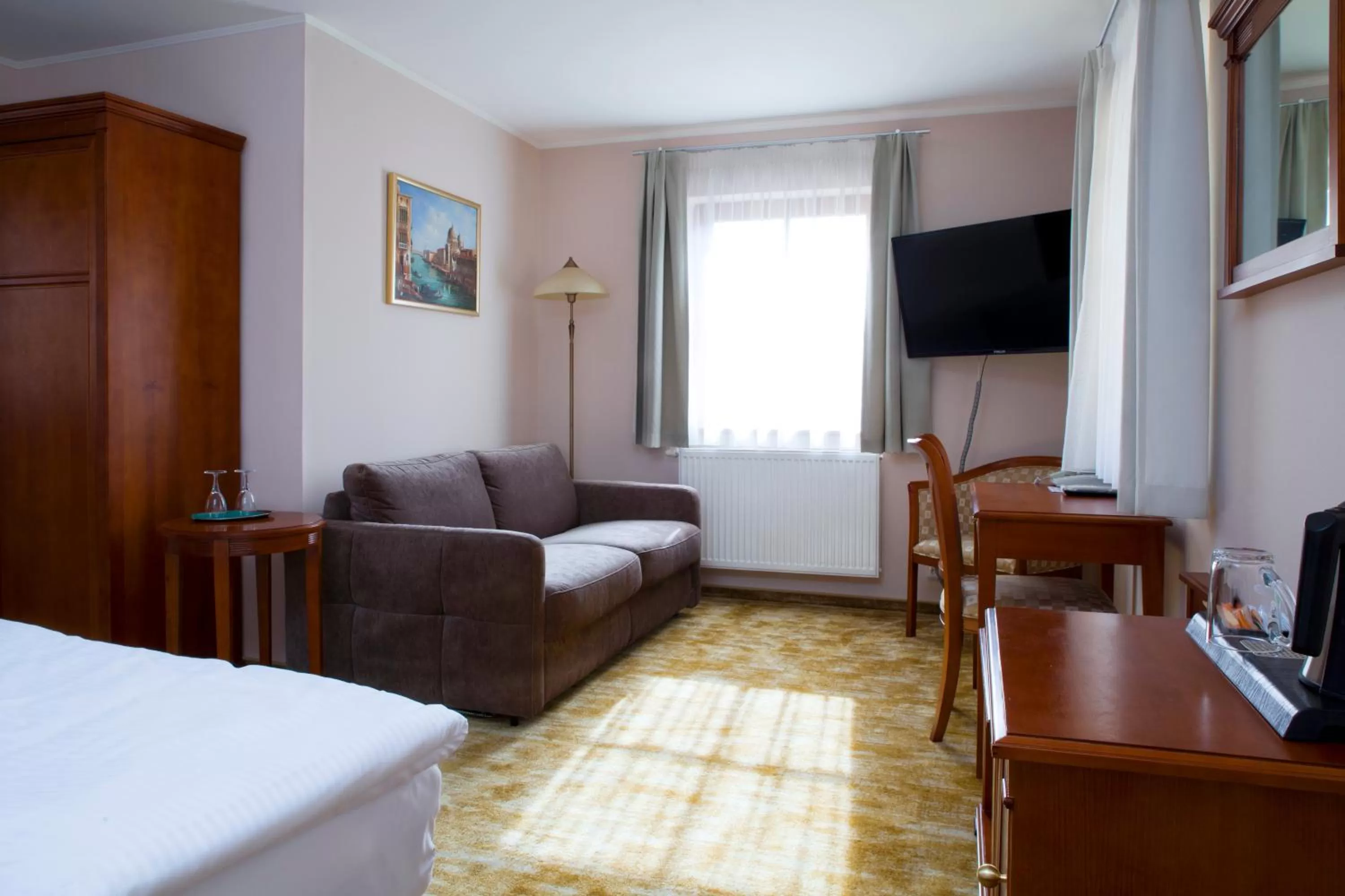 Seating area, Bed in Wellness Hotel Ida