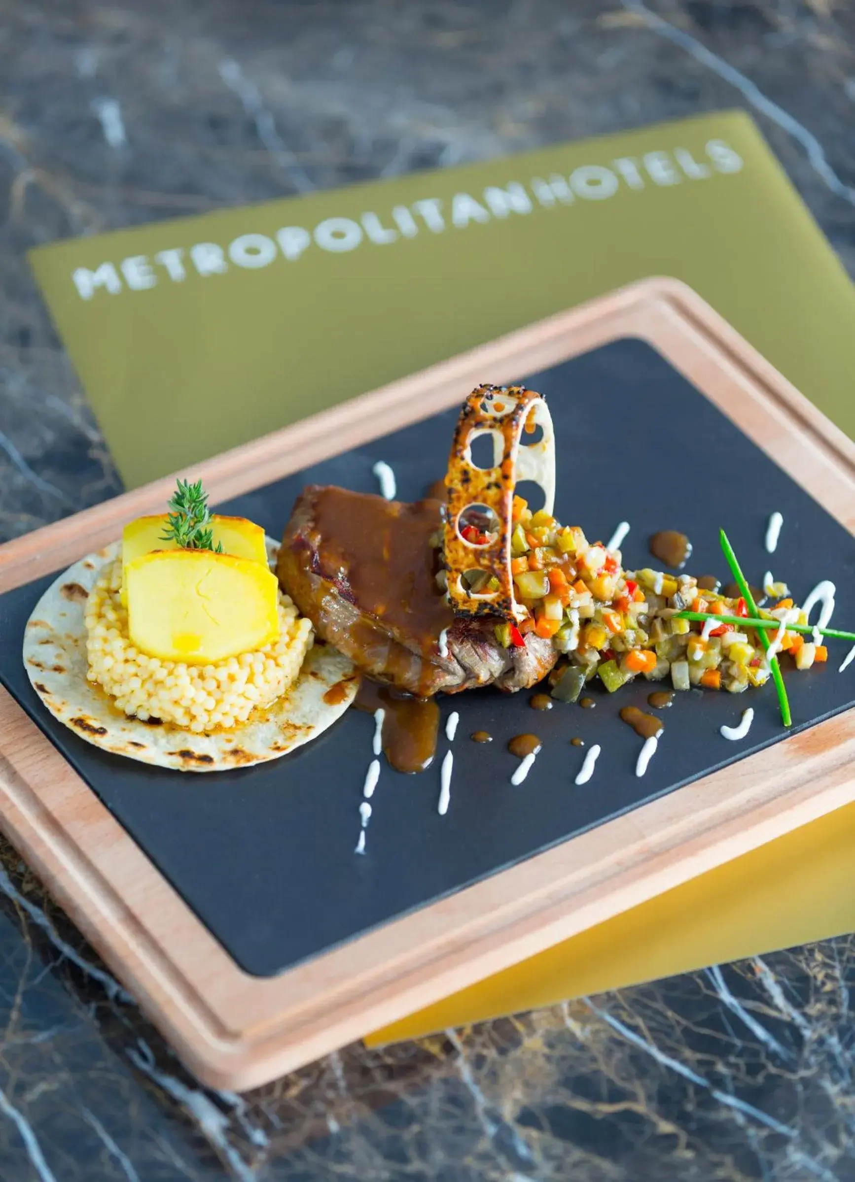 Food close-up in Metropolitan Hotels Taksim Food close-up in Metropolitan Hotels Taksim