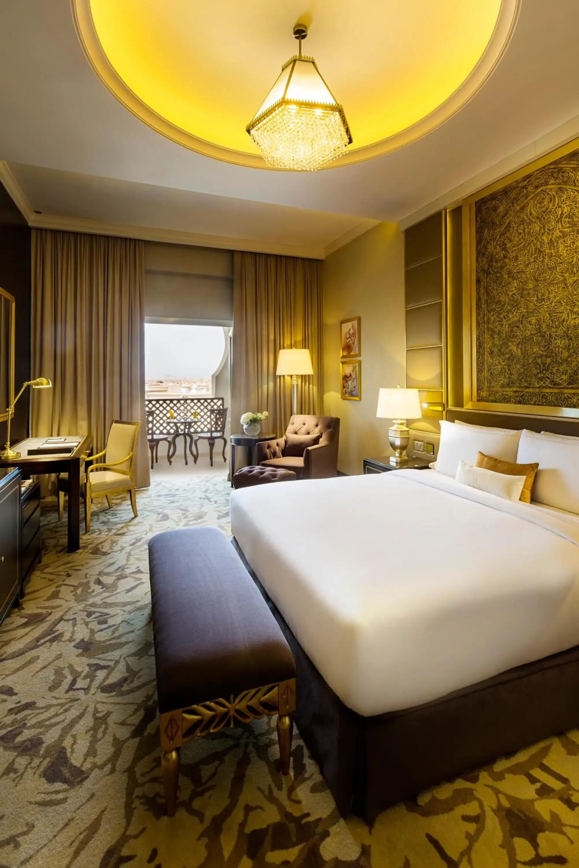 Bedroom, Bed in Ezdan Palace Hotel Bedroom, Bed in Ezdan Palace Hotel