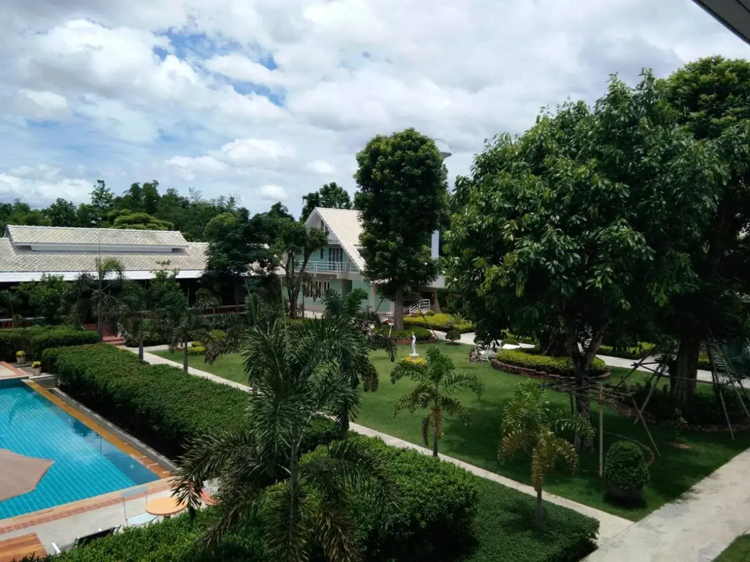 Balcony/Terrace, Pool View in Scent of Sukhothai Resort