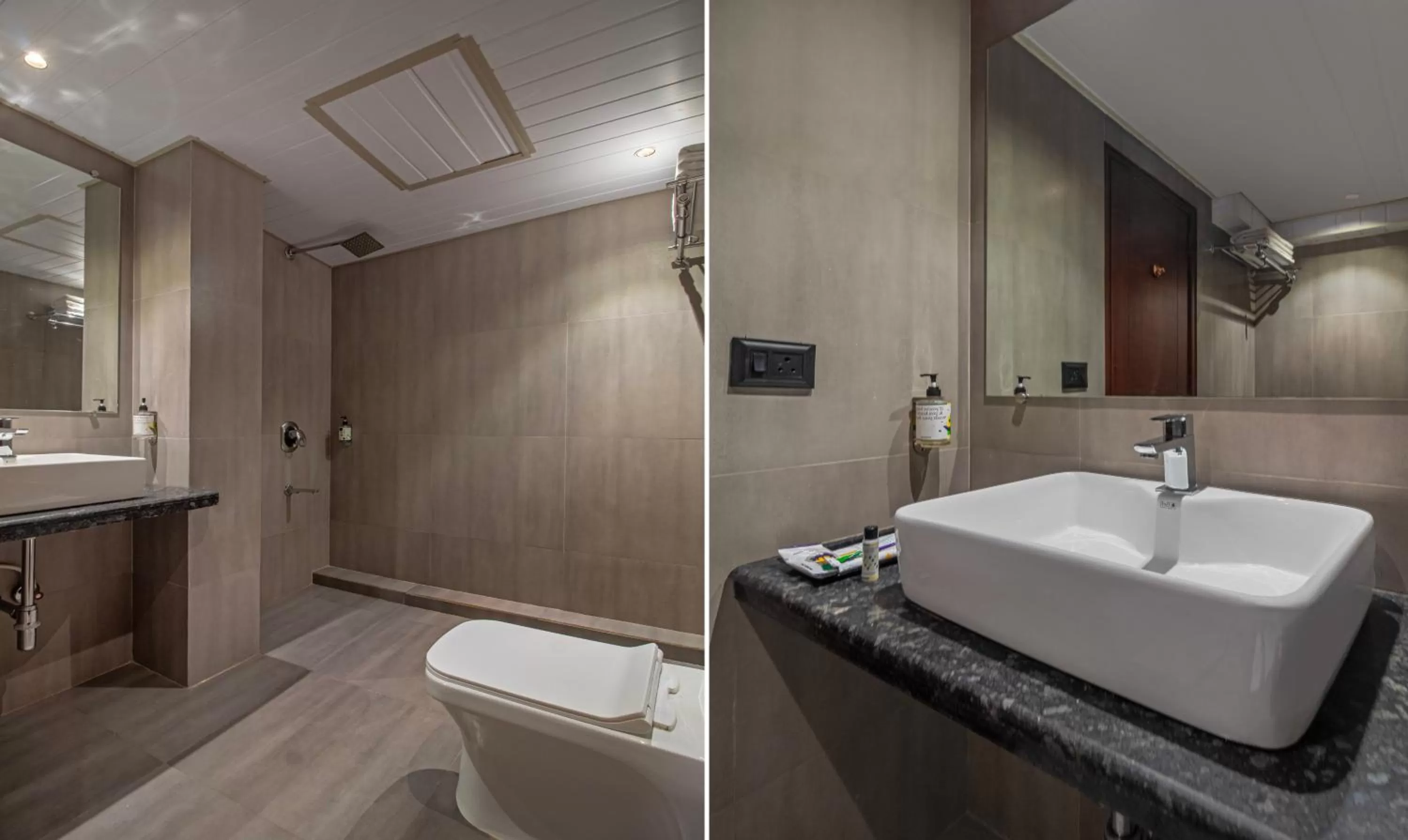 Bathroom in Treebo Regency - Bund Garden, Dhole Patil Road