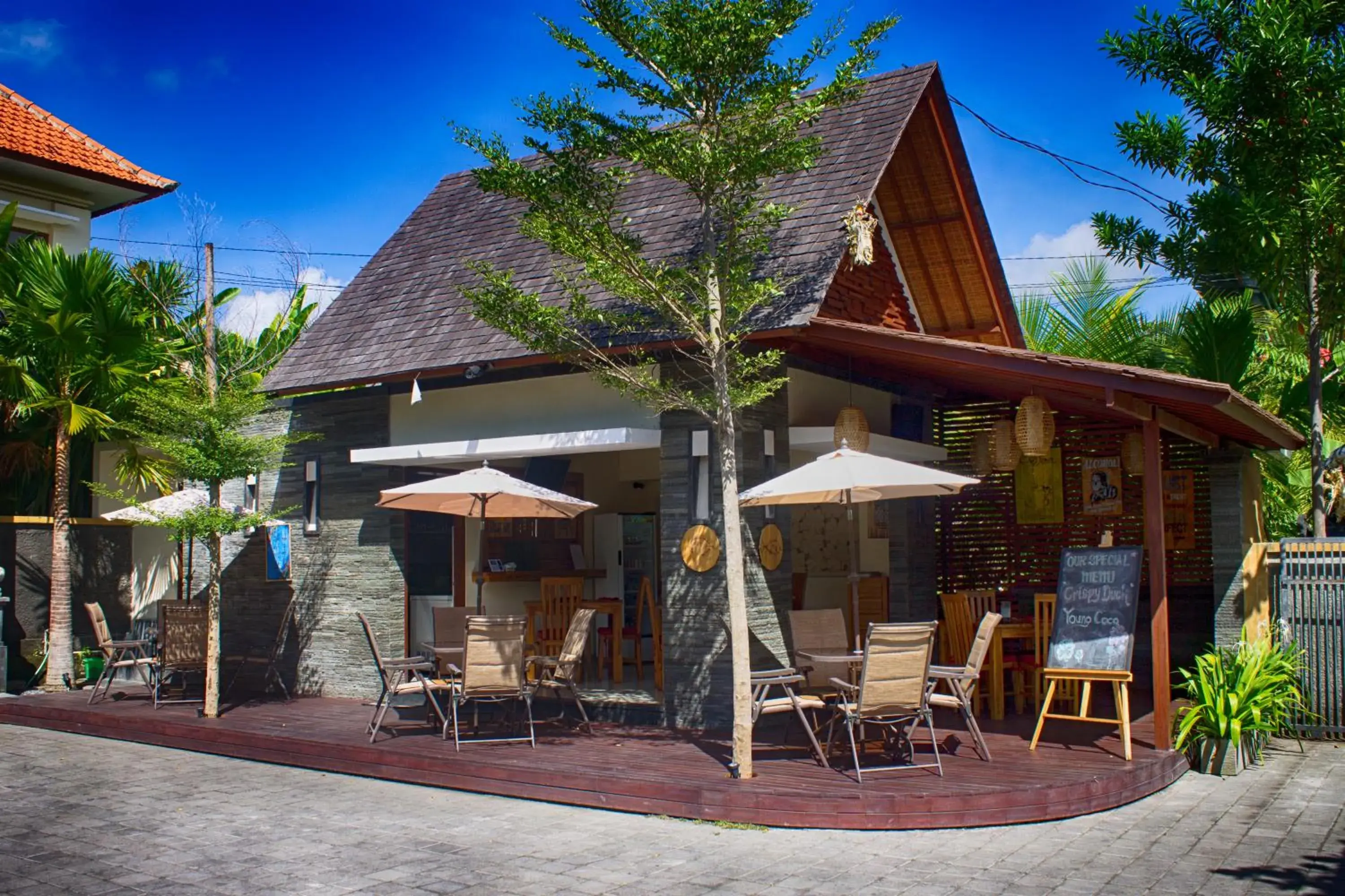 Restaurant/places to eat, Property Building in Kadiga Villas Ubud