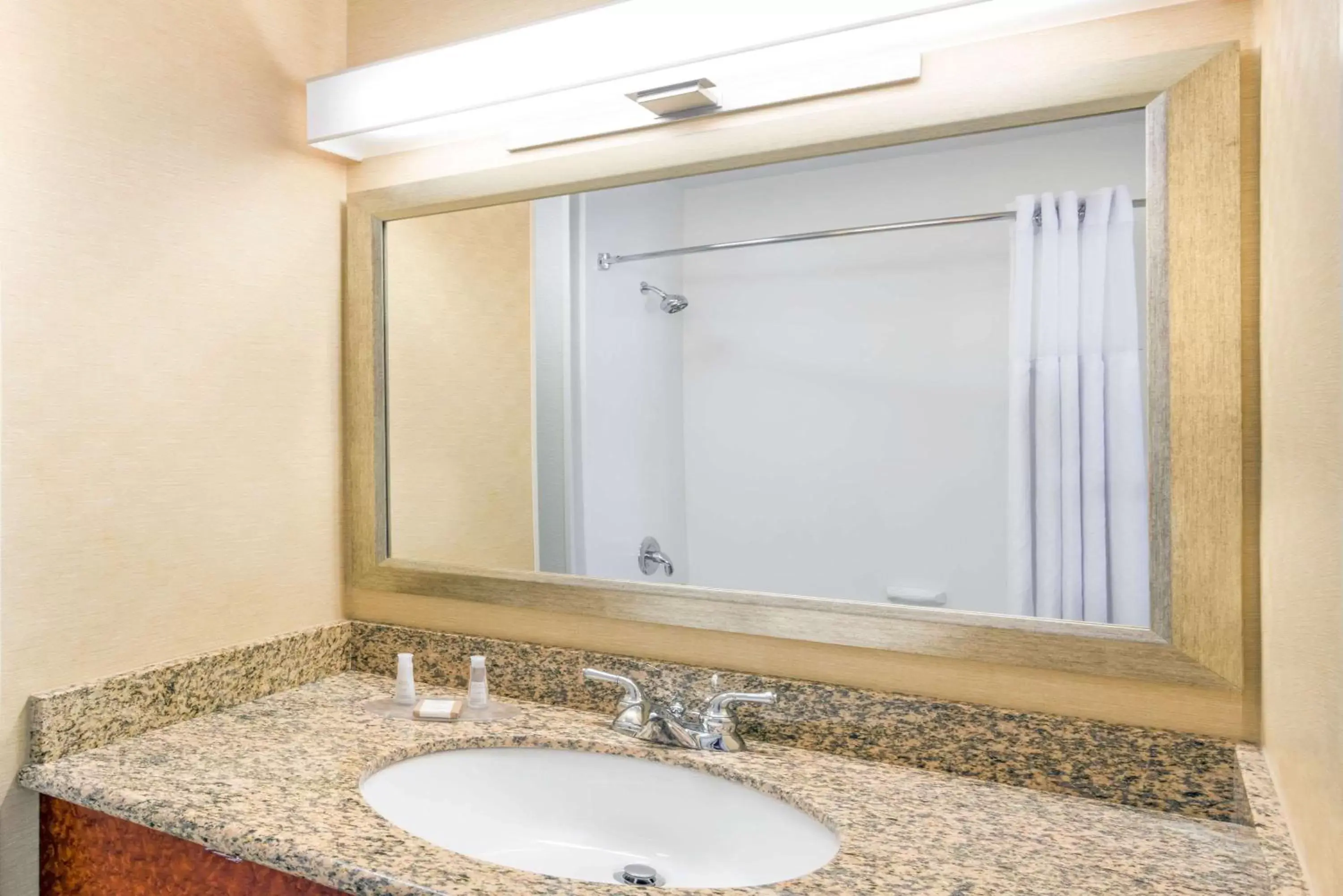 Bathroom in Baymont by Wyndham Denver International Airport