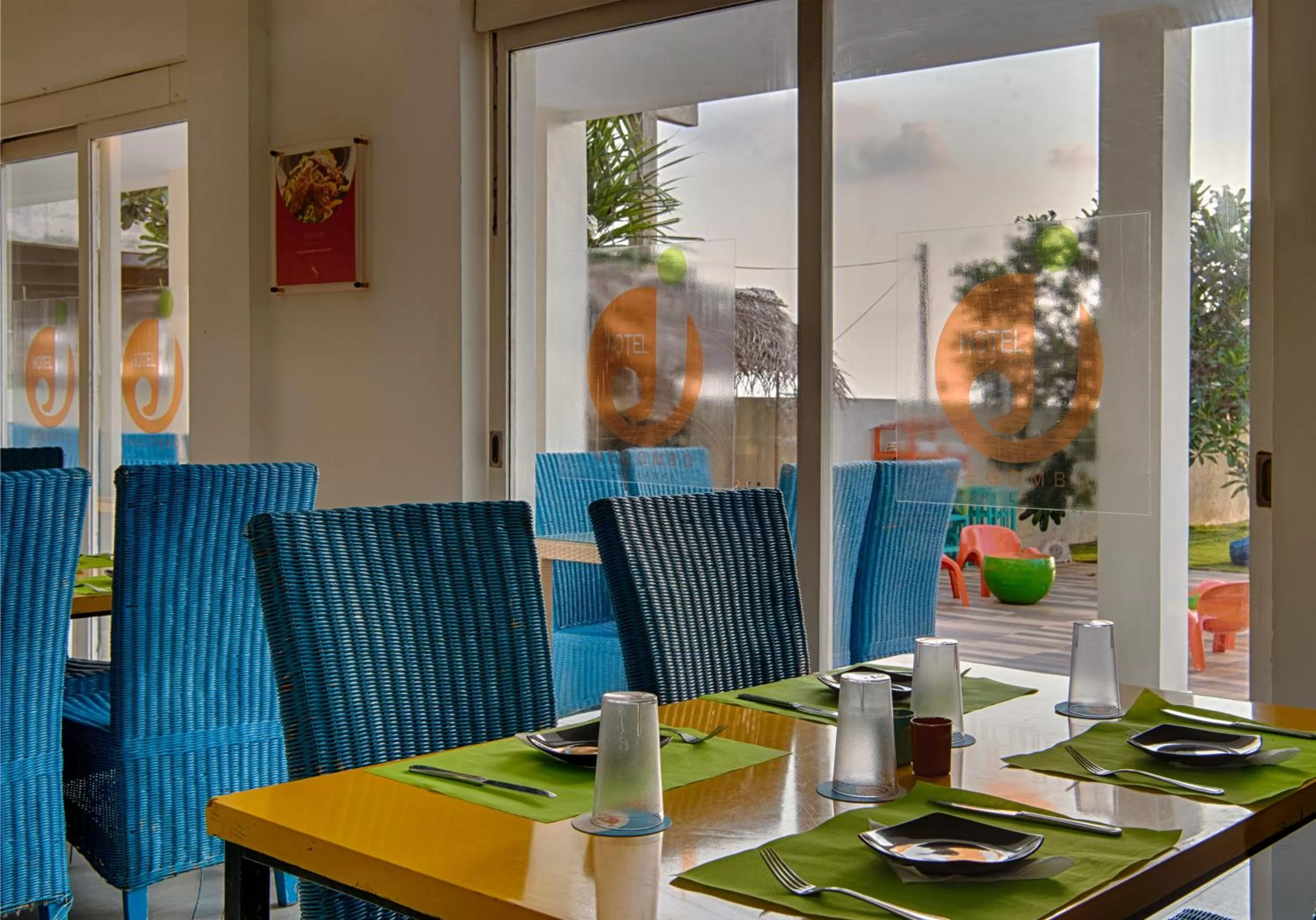 Dining area in Hotel J Negombo