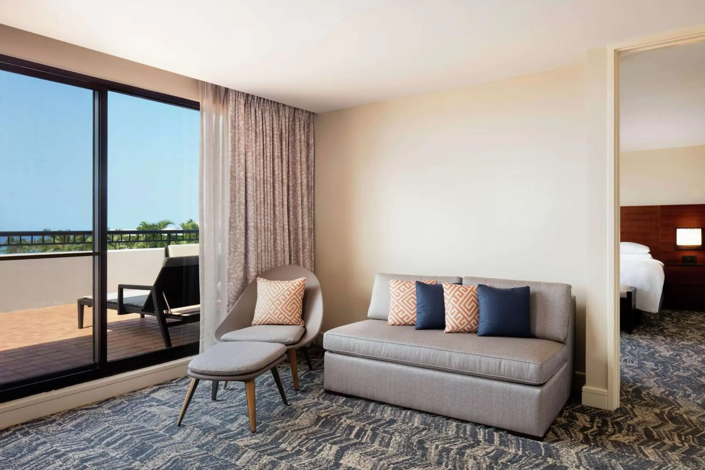 Living room, Seating Area in Hilton Waikoloa Village