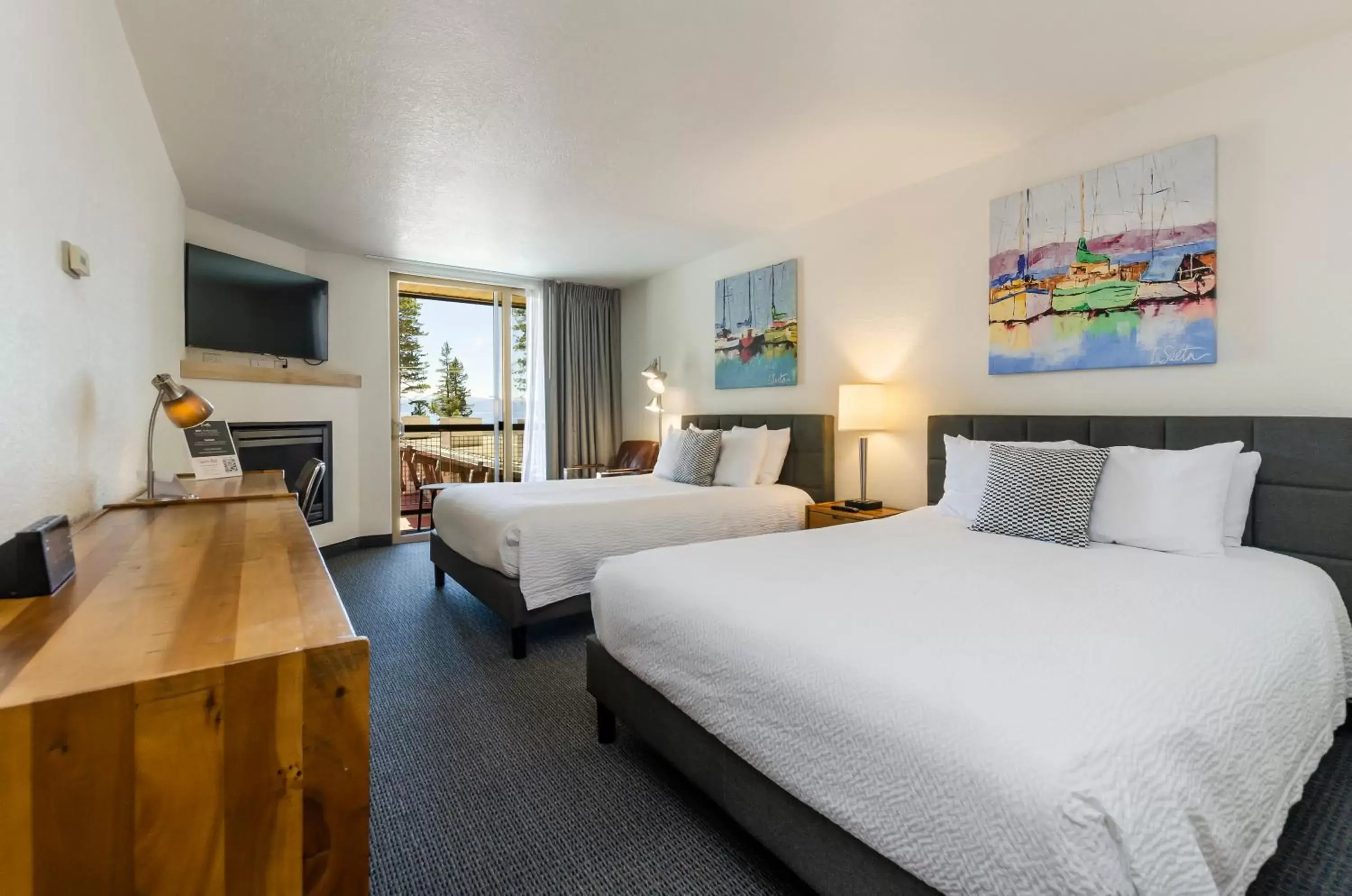 Bed in Firelite Lodge Bed in Firelite Lodge