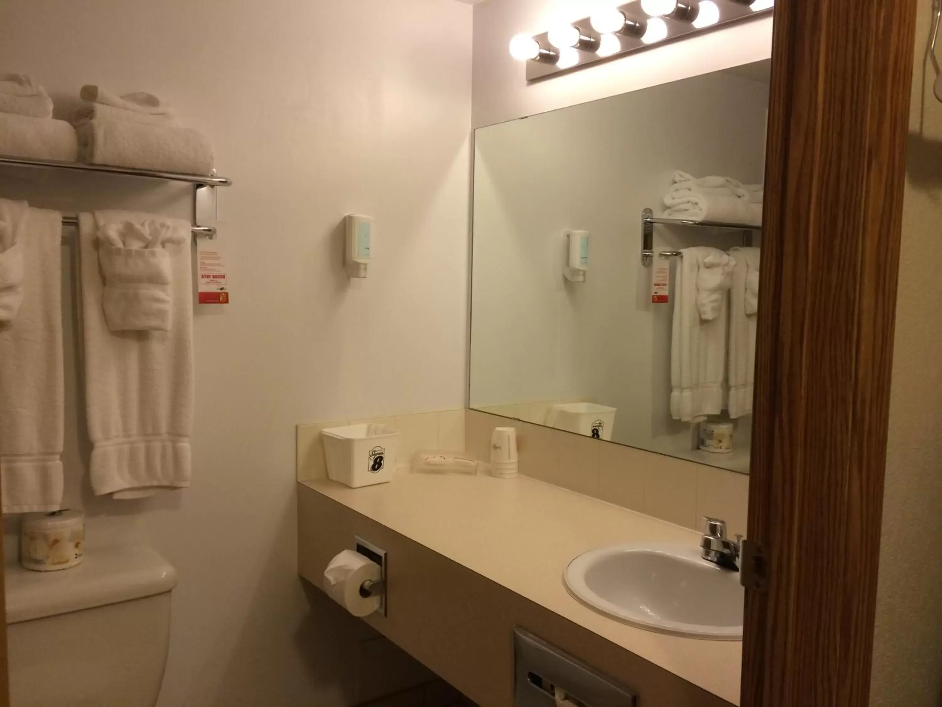 Bathroom in Super 8 by Wyndham Drayton Valley