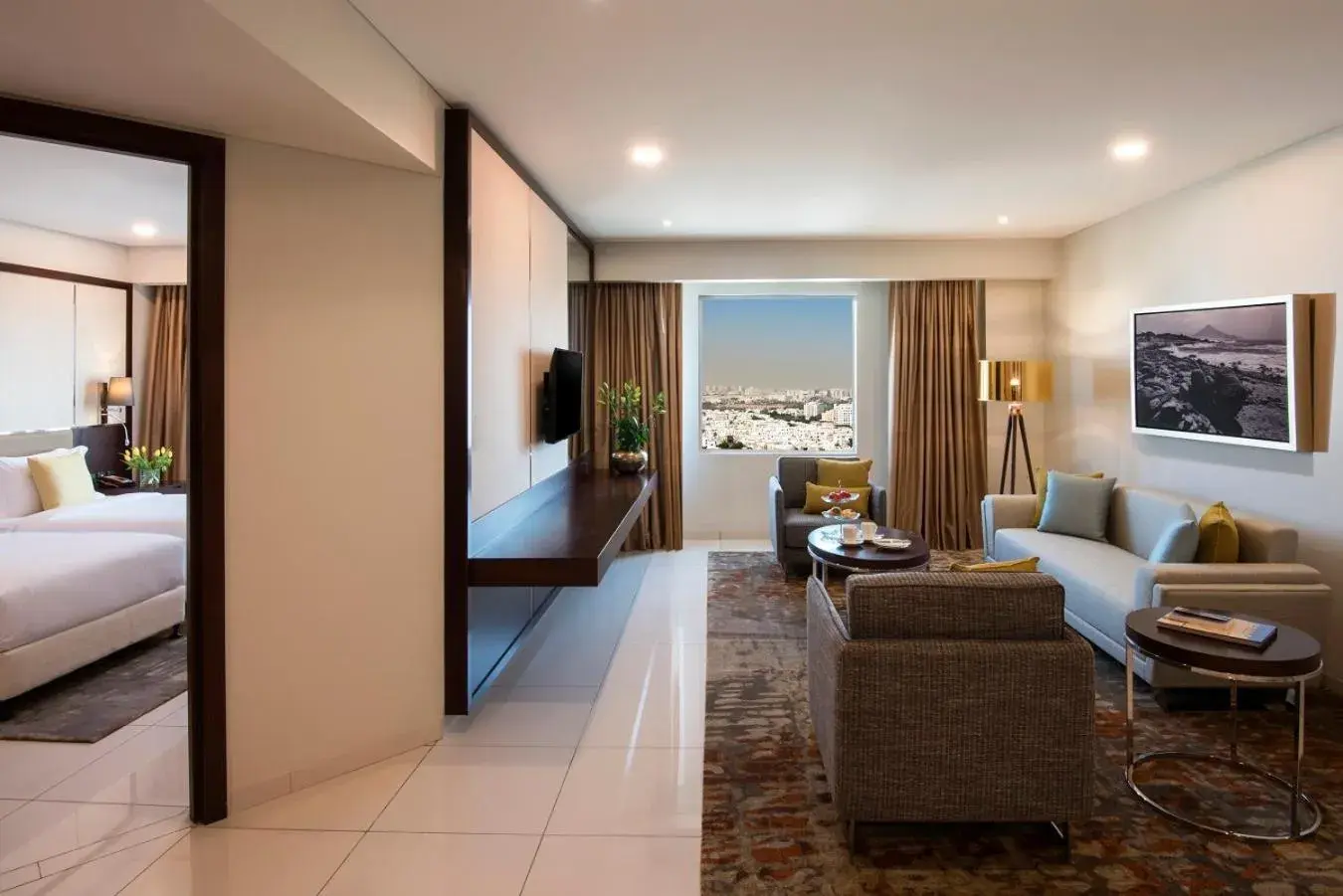 Living room in Fraser Suites Muscat