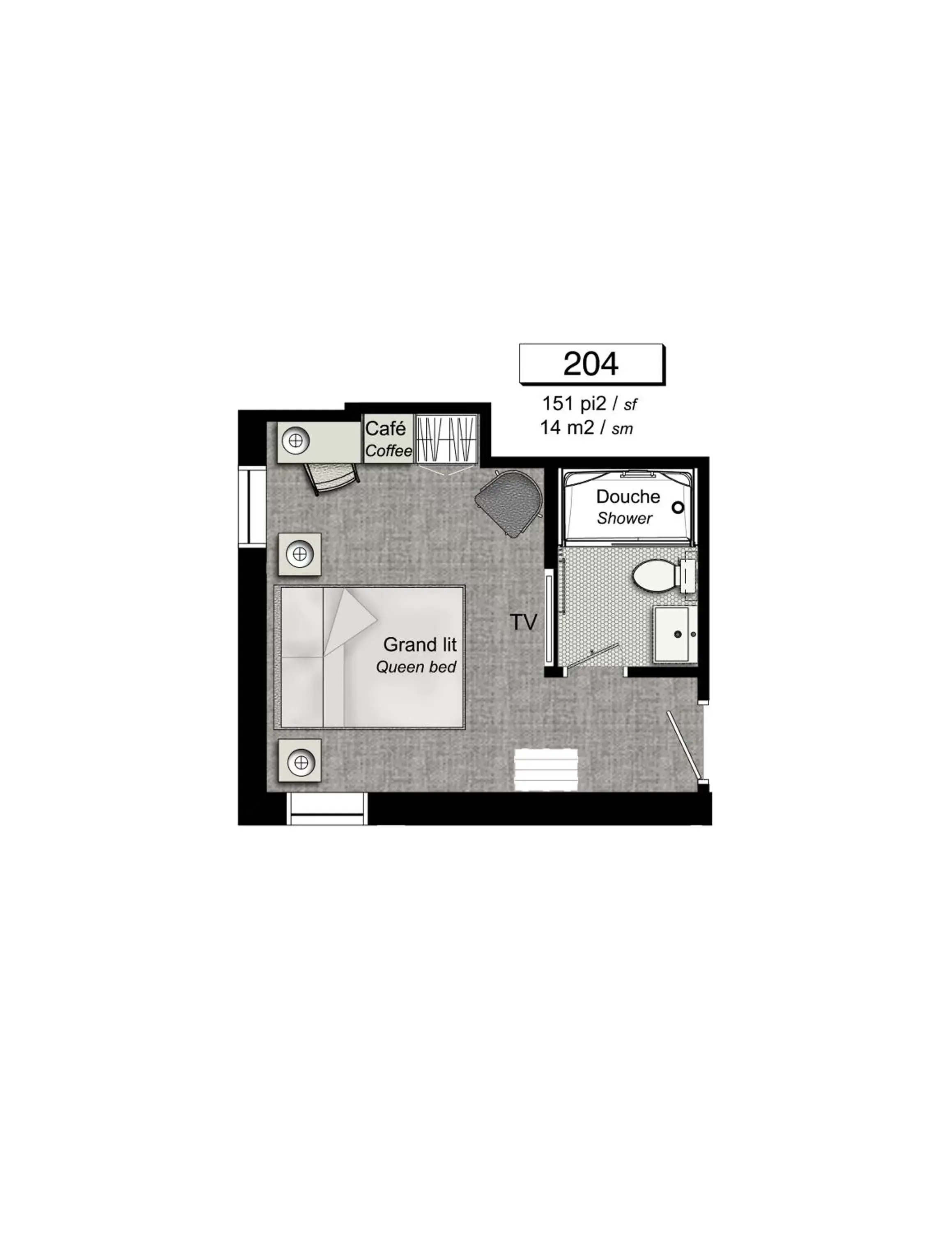 Floor Plan in Chez Truchon Bistro-Auberge