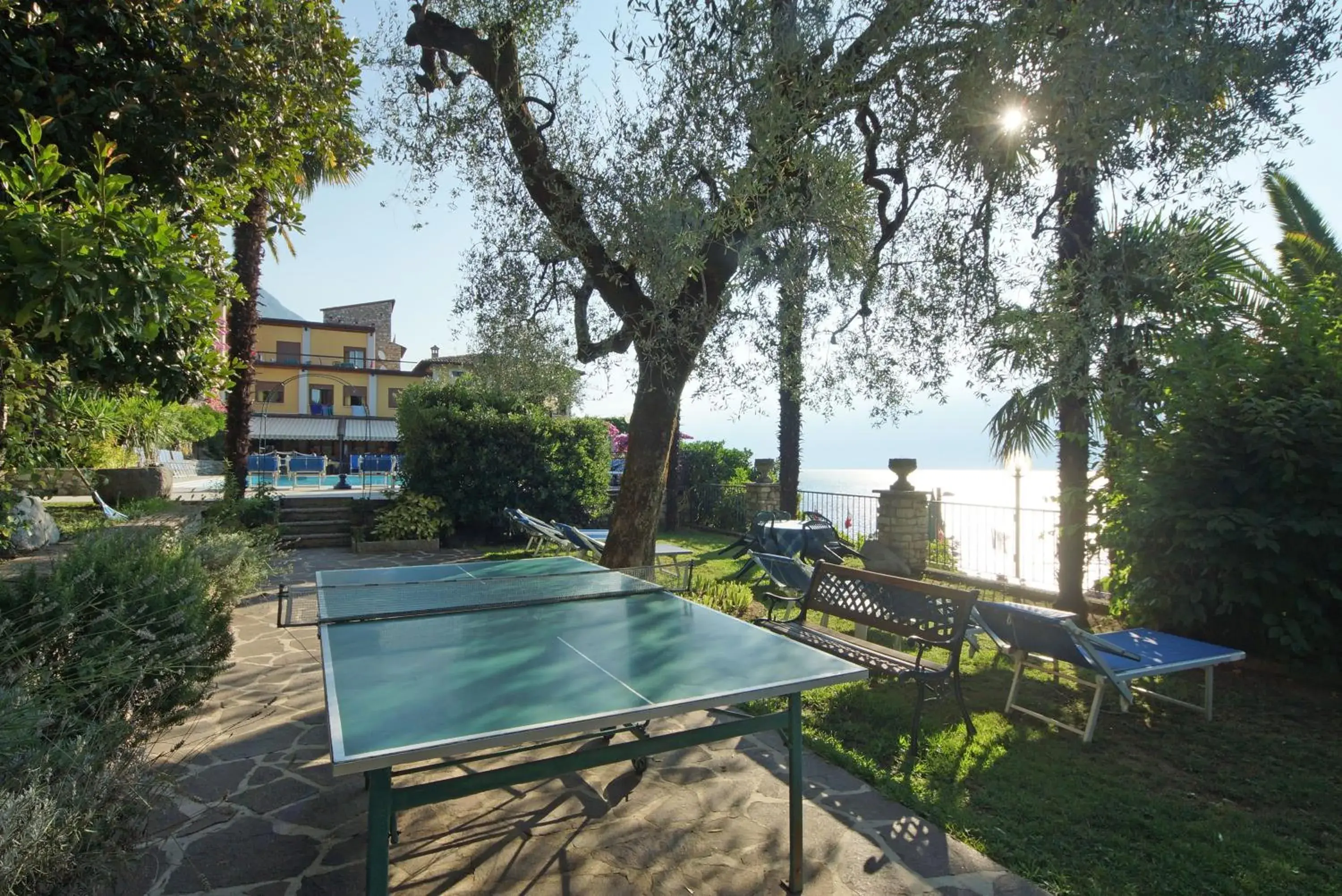 Garden, Table Tennis in Hotel Palazzina