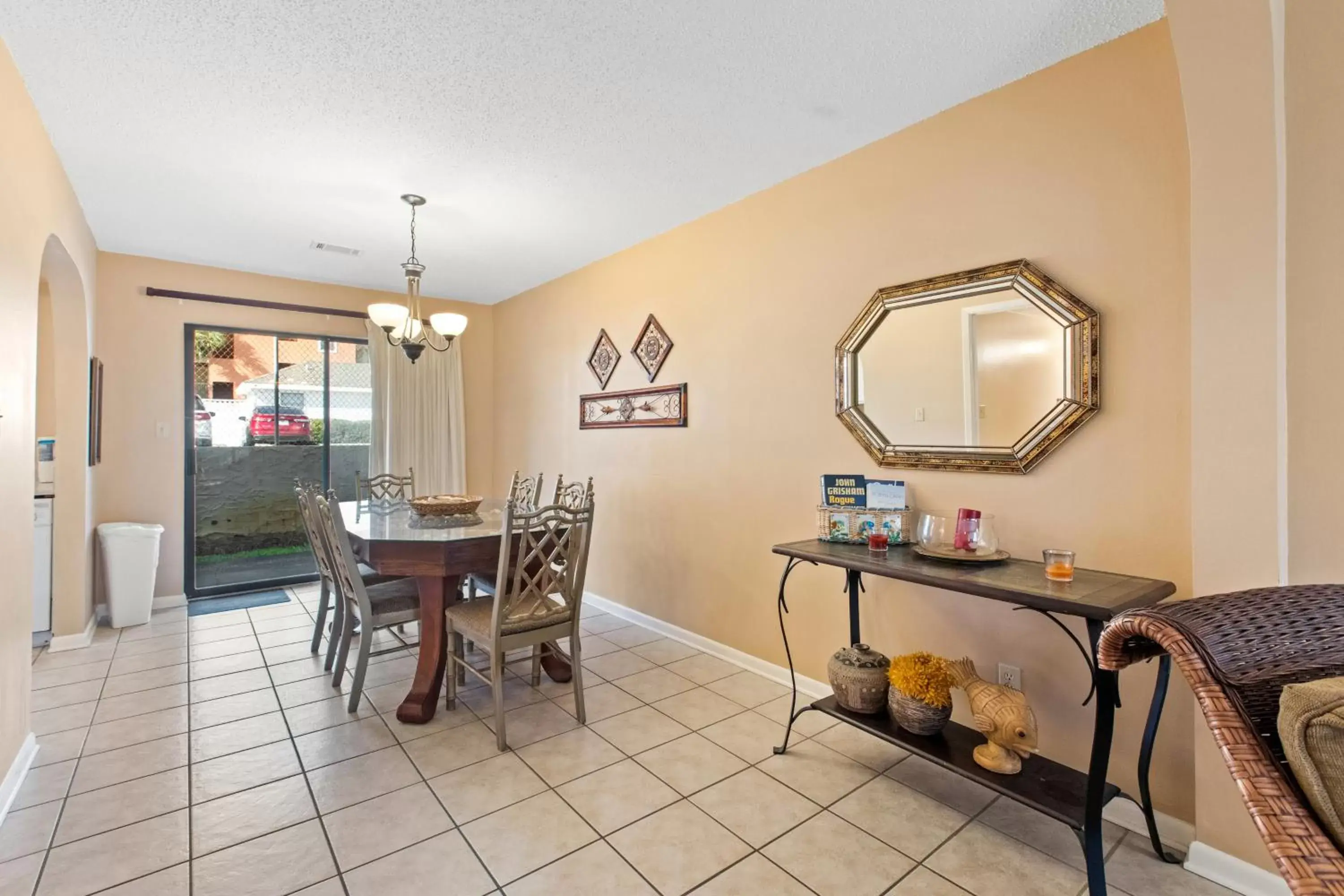 Dining Area in Peach Seashell