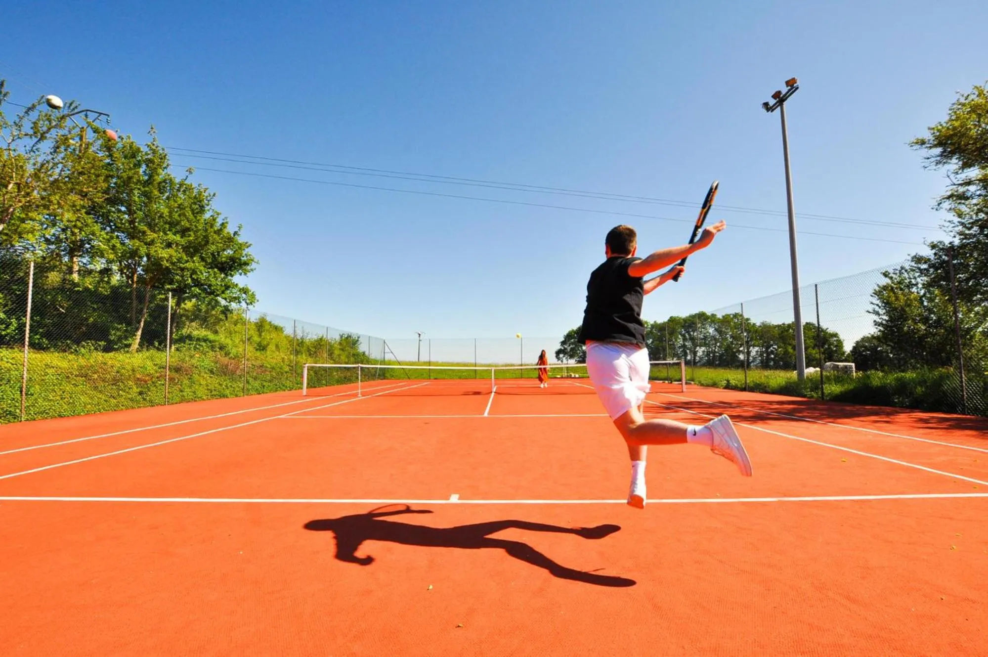 Tennis court in Domaine De La Corniche