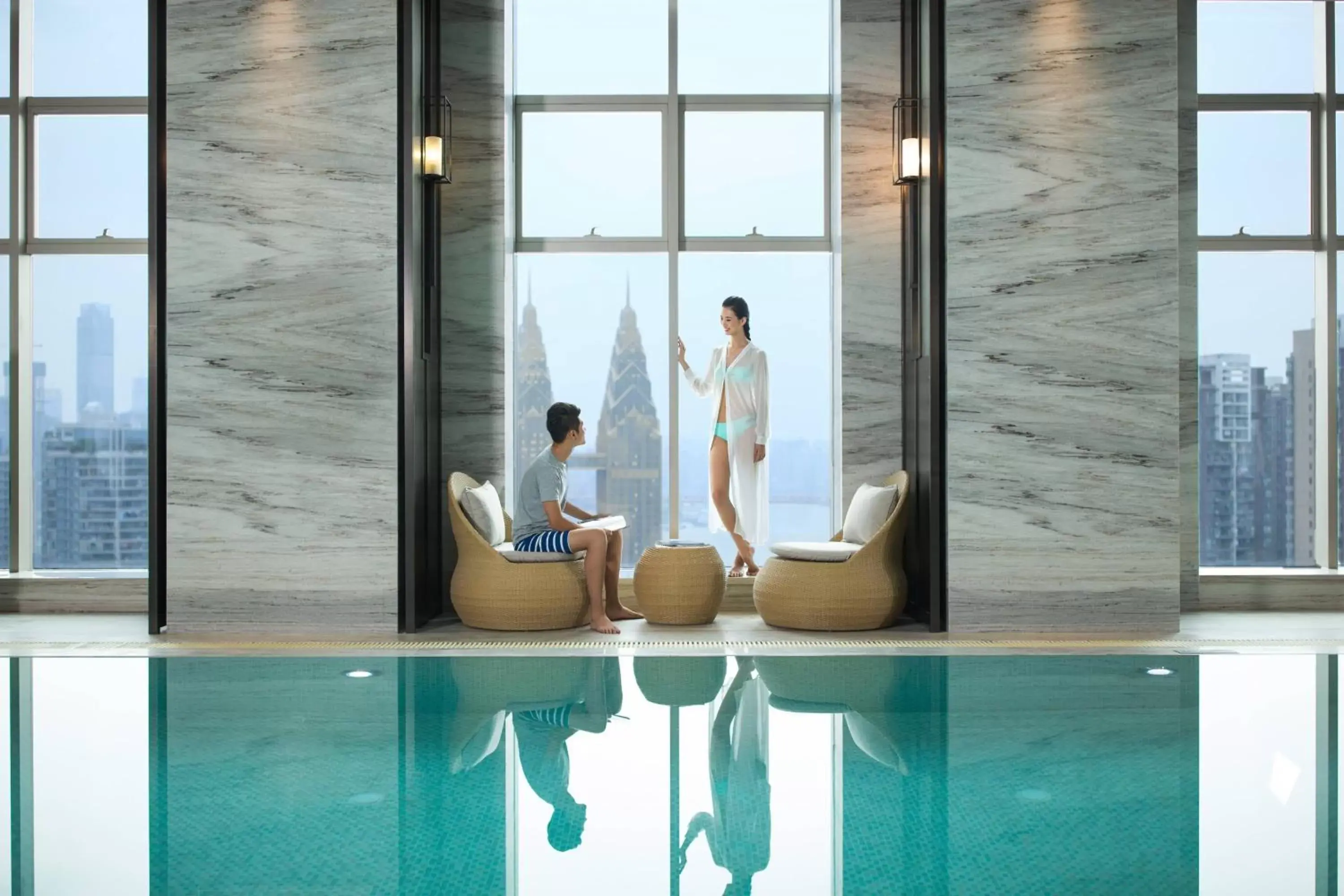 Swimming Pool in Chongqing Marriott Hotel