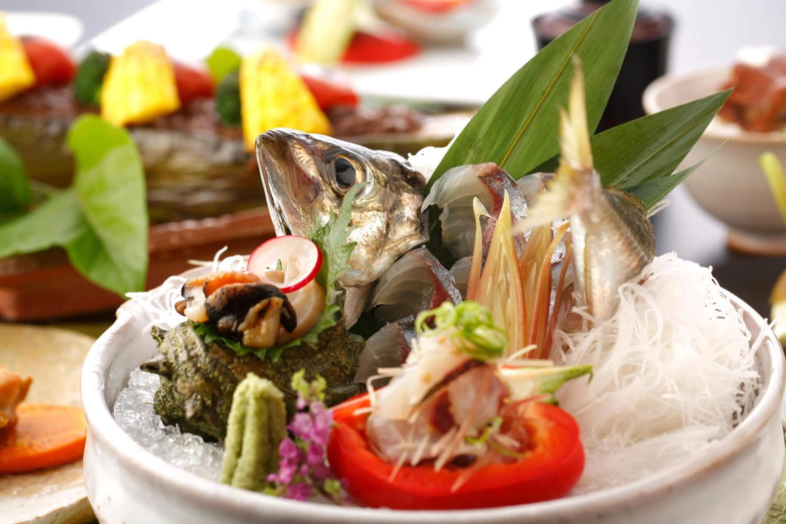 Dinner in Hagi No Yado Tomoe