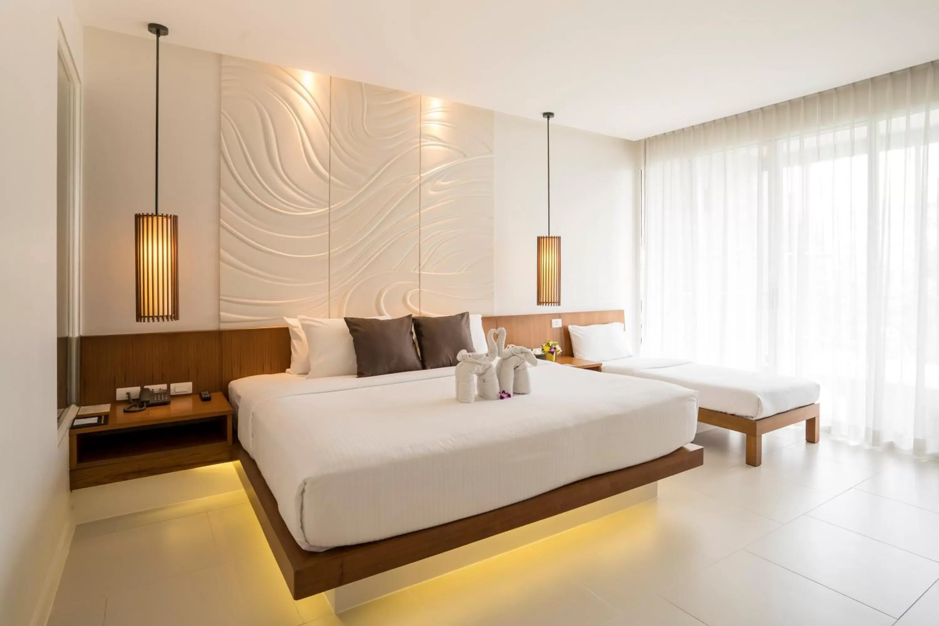 Seating area, Bed in G Hua Hin Resort & Mall