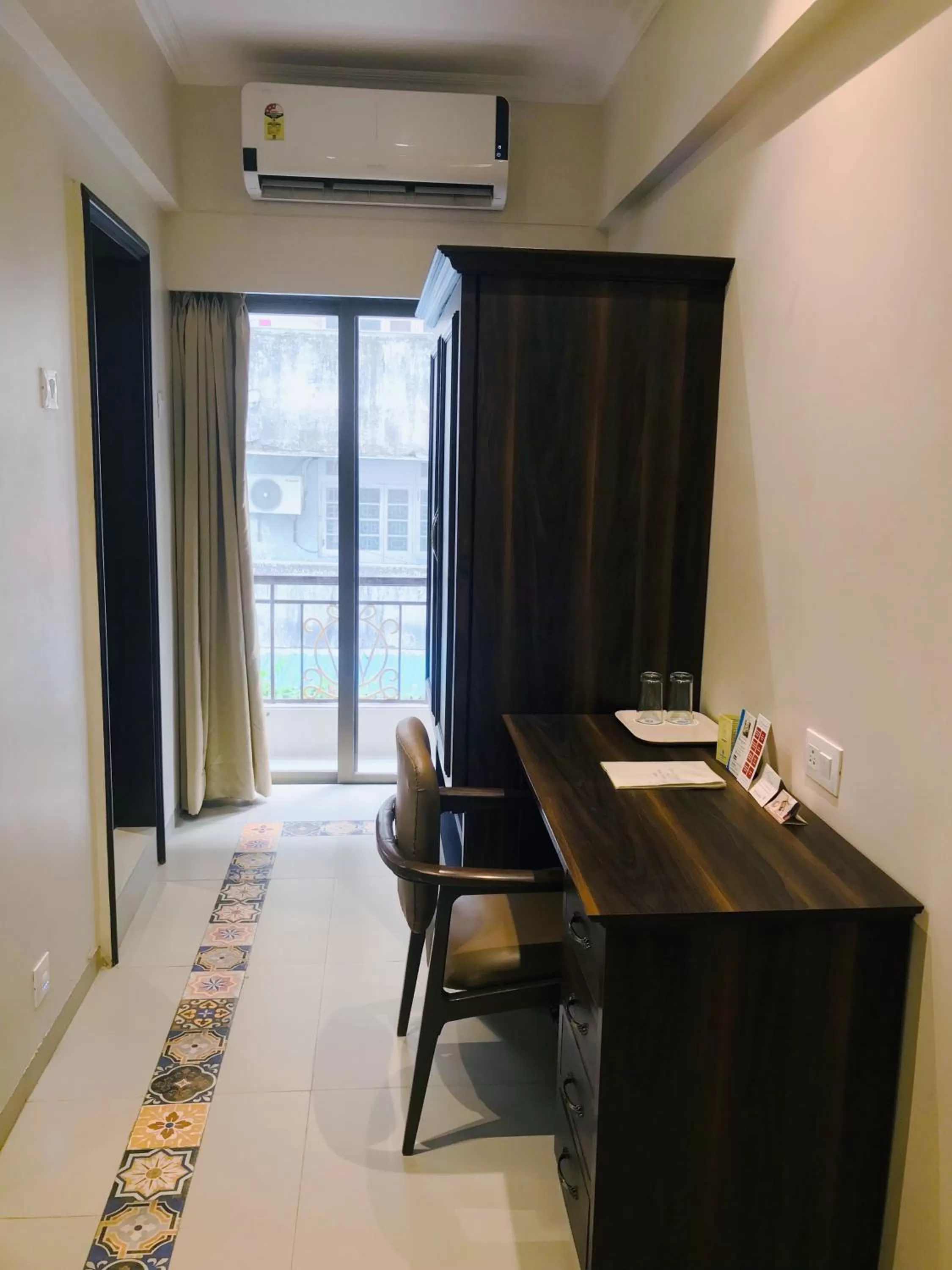 Seating area in West End Hotel Opp Bombay Hospital