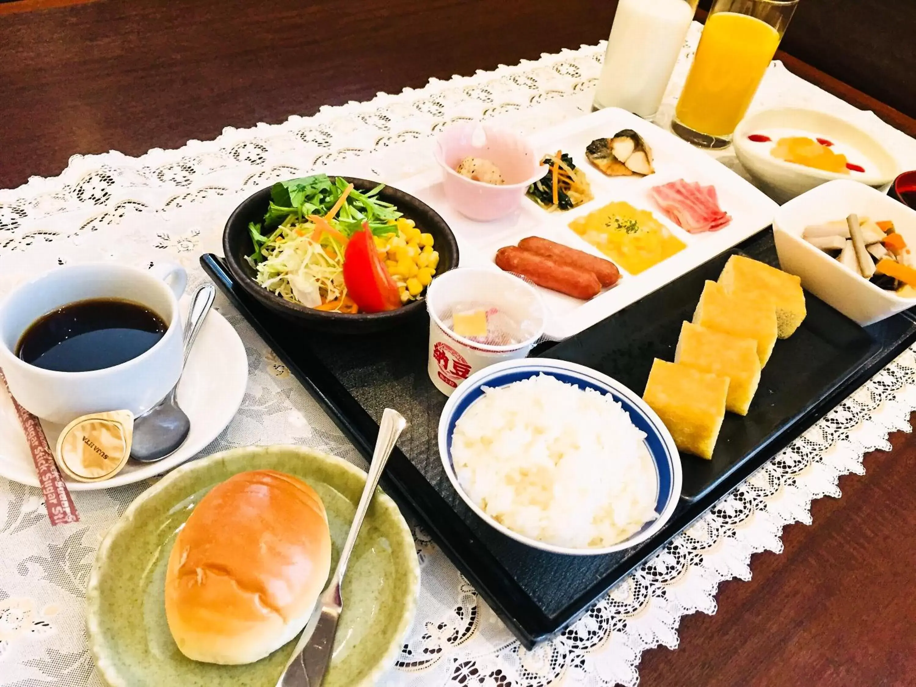 Buffet breakfast in APA Hotel Niigata Furumachi