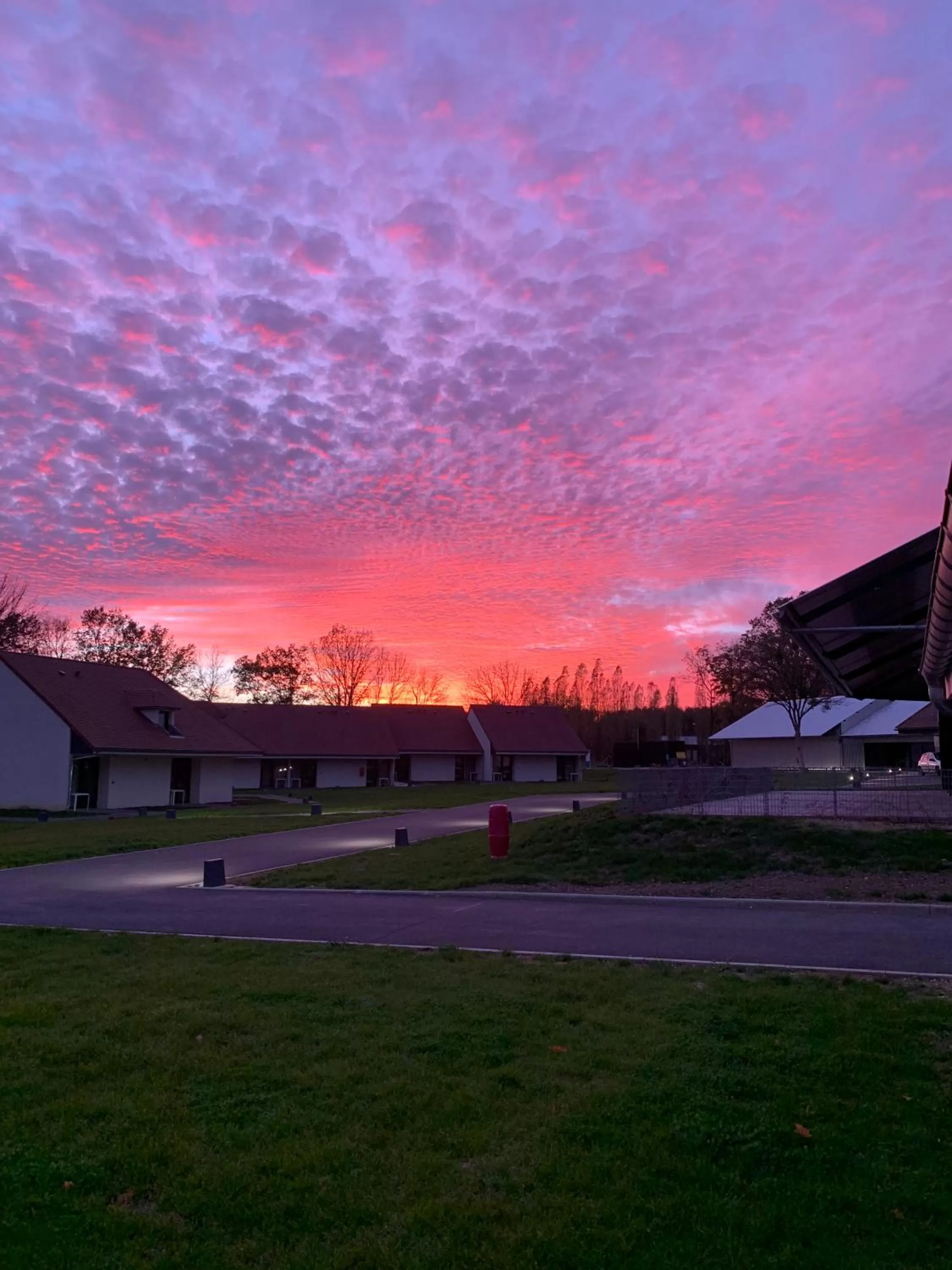 Sunset in Hôtel Lac d'Orient