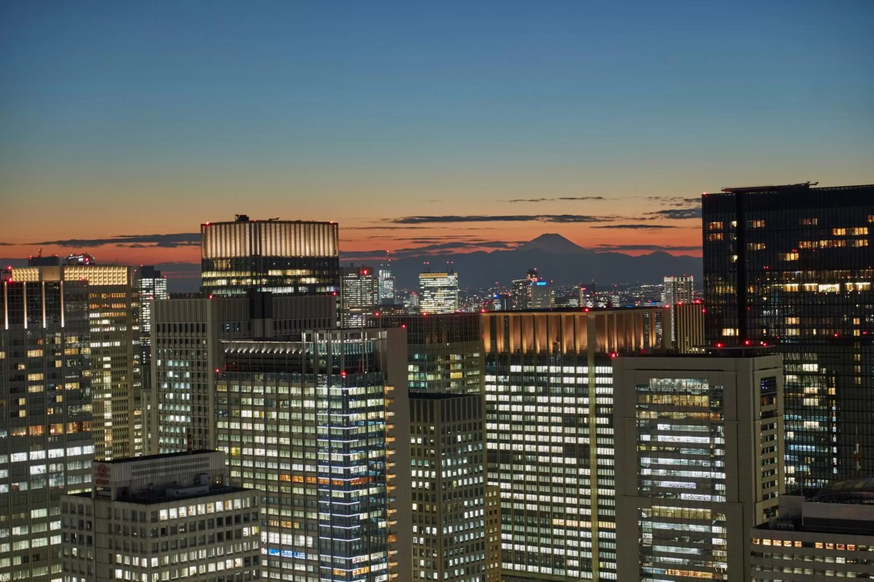 City view in Mandarin Oriental, Tokyo